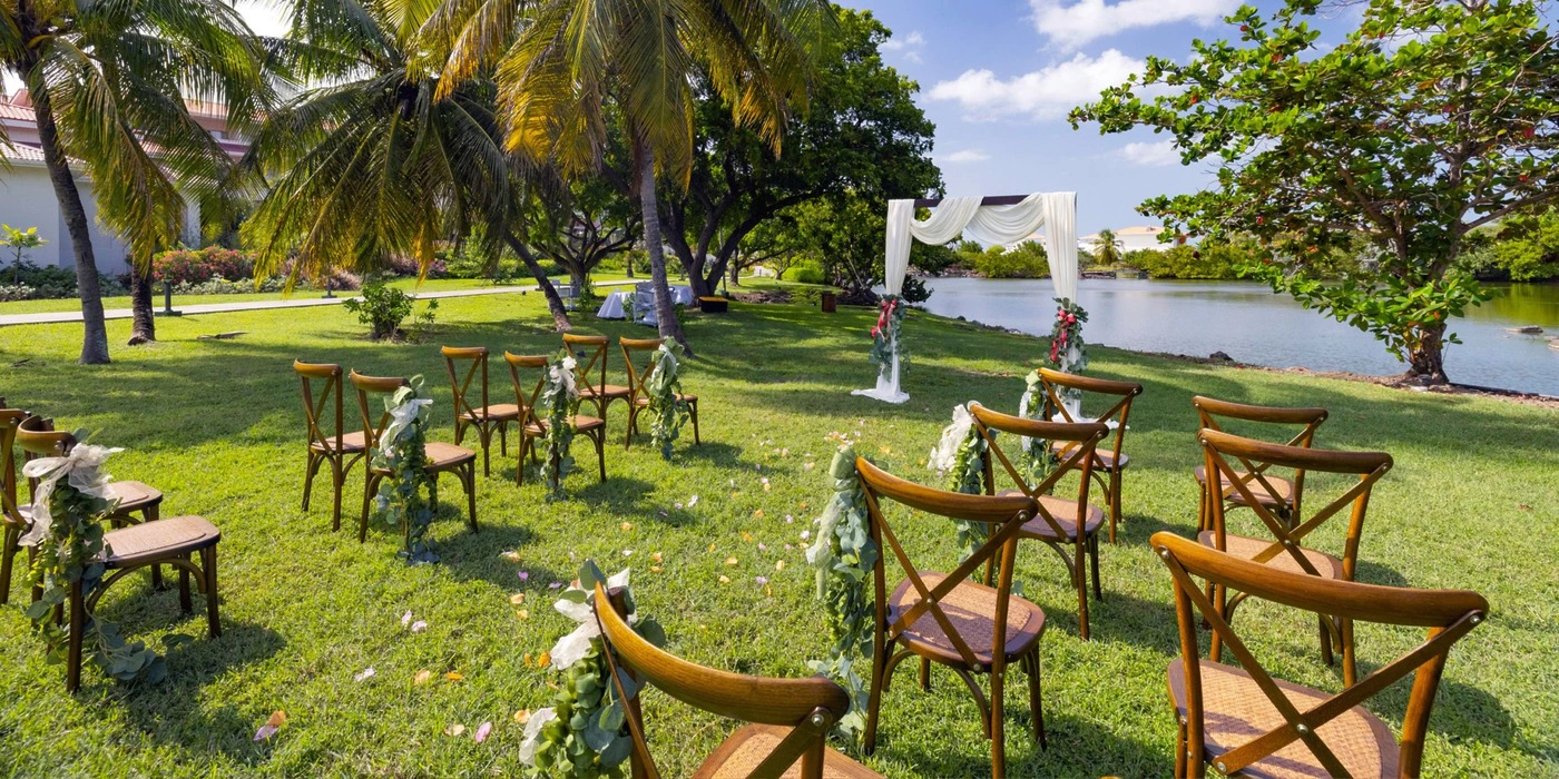 Garden wedding venue at Royalton Grenada