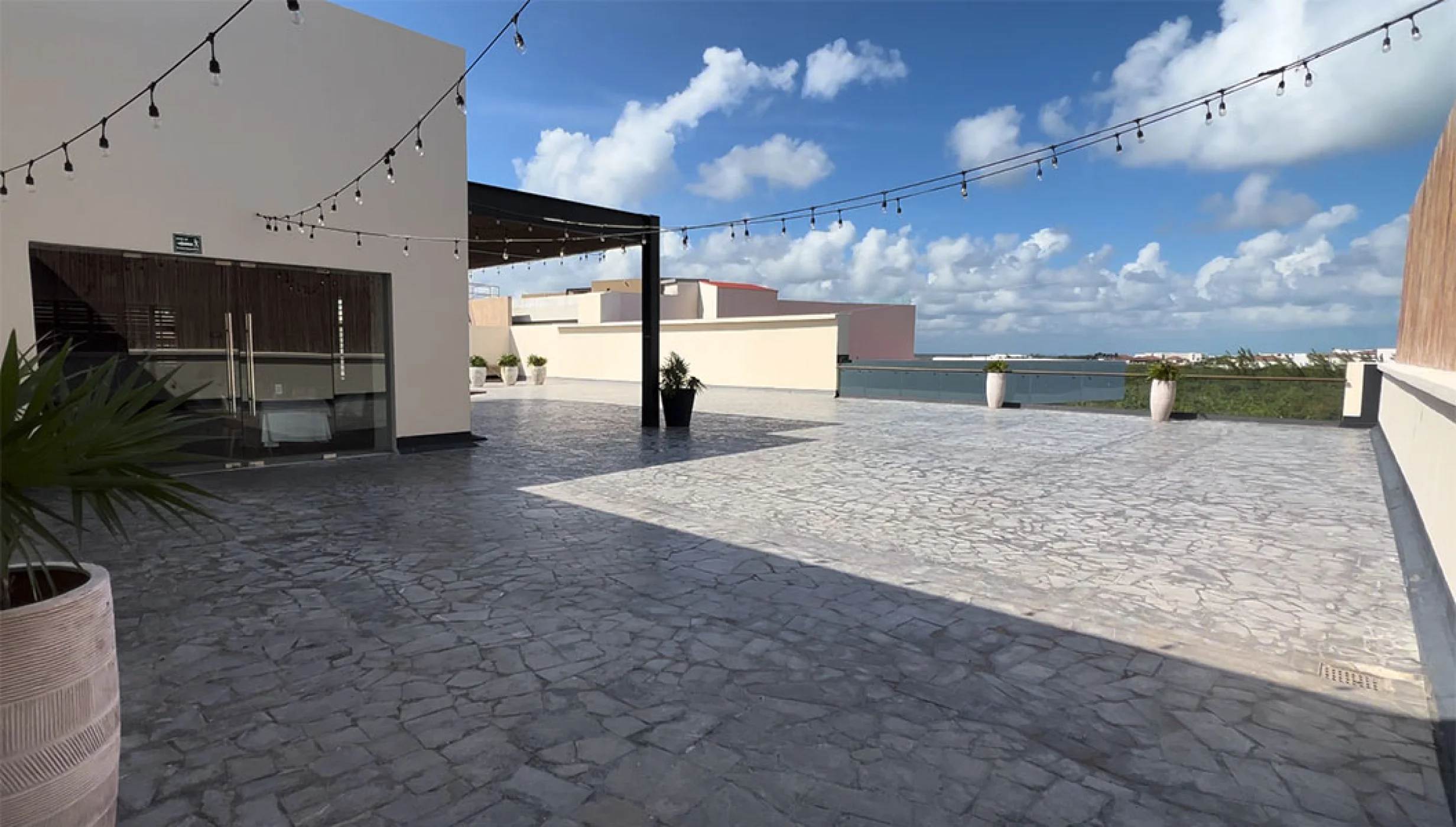 Los Abrazos Oceanview Rooftop wedding venue at Atelier Playa Mujeres 