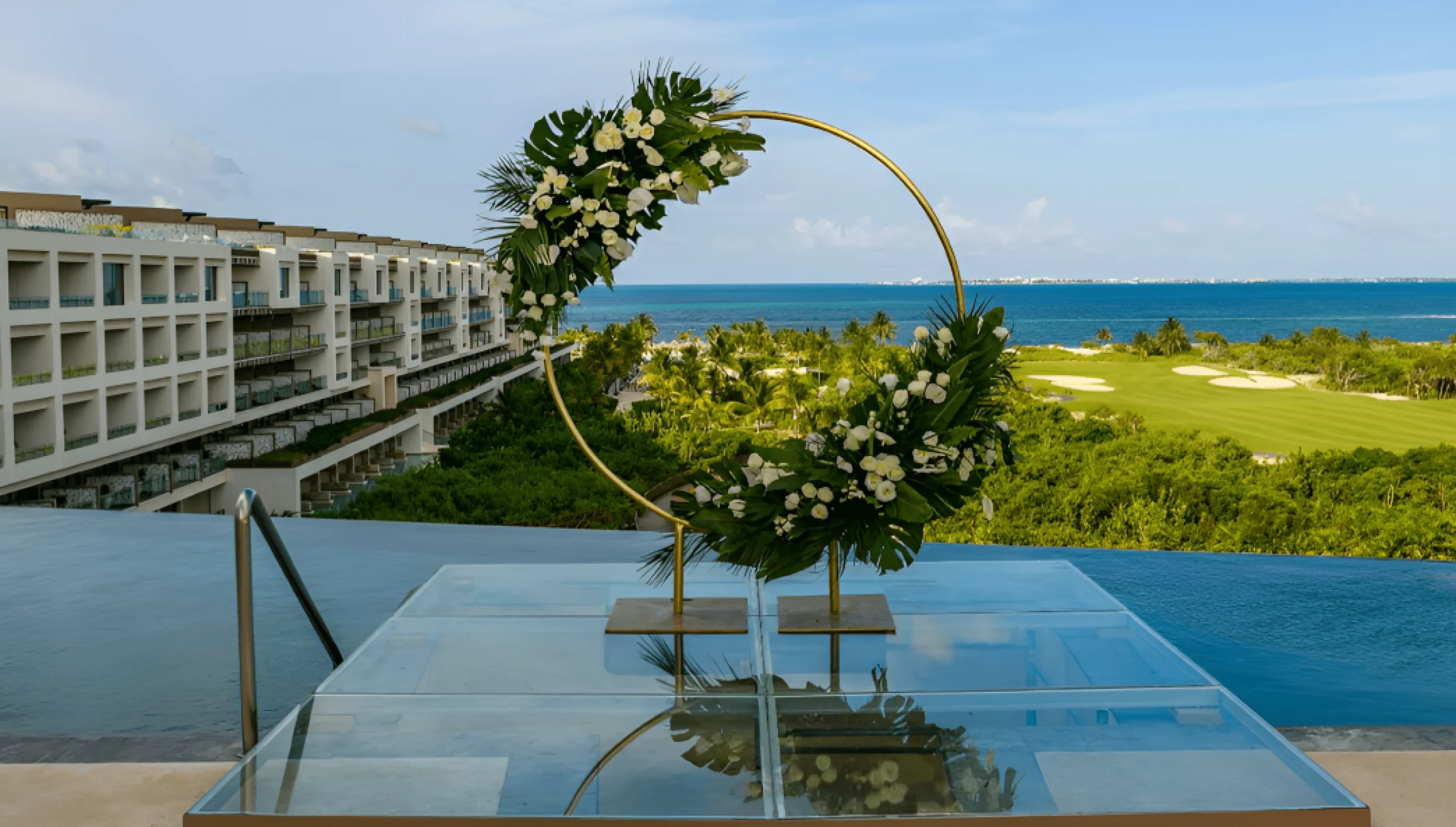El Cielo Gardenview Rooftop wedding venue at Atelier Playa Mujeres 