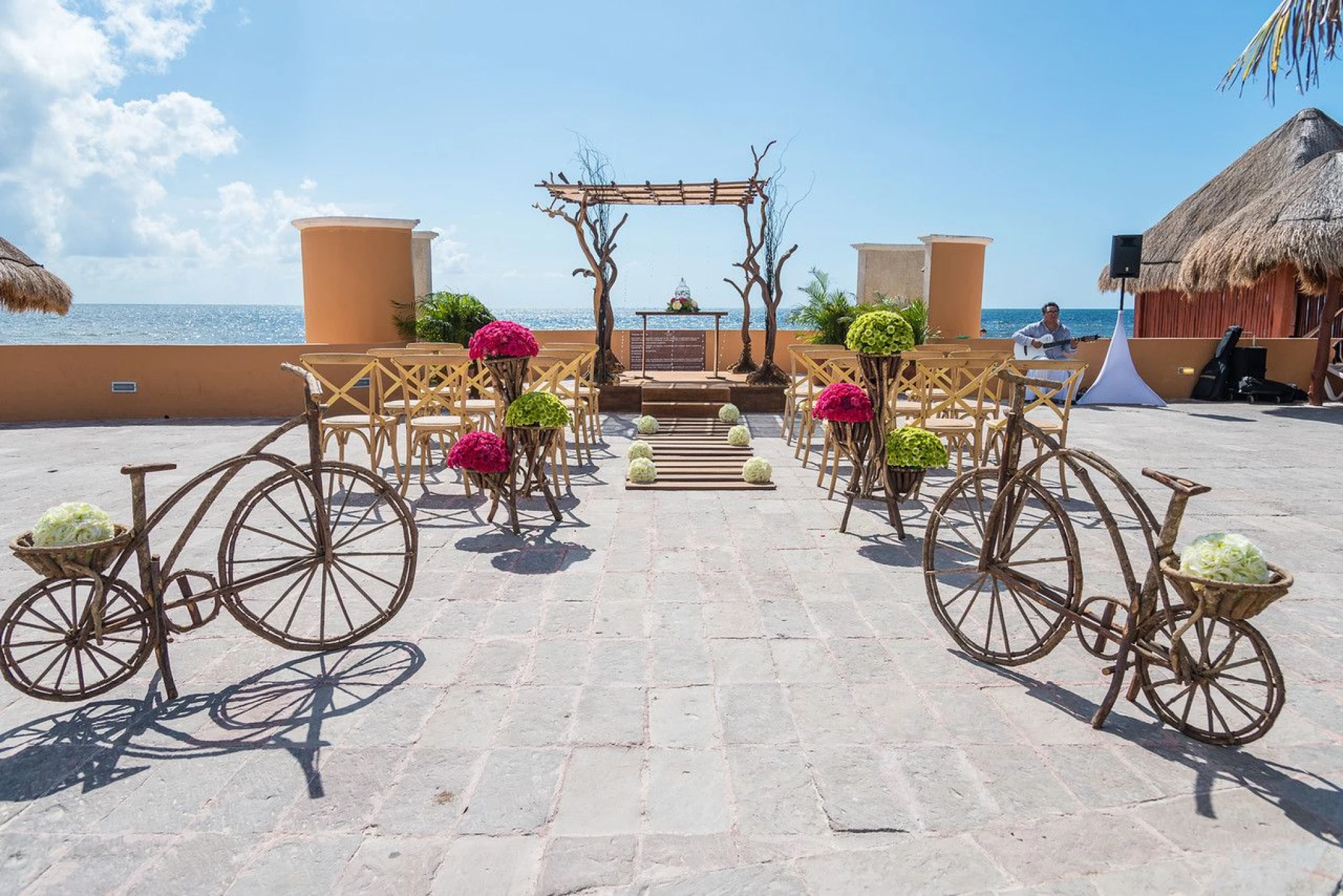Beach Terrace wedding venue at Dreams Sapphire Resort & Spa