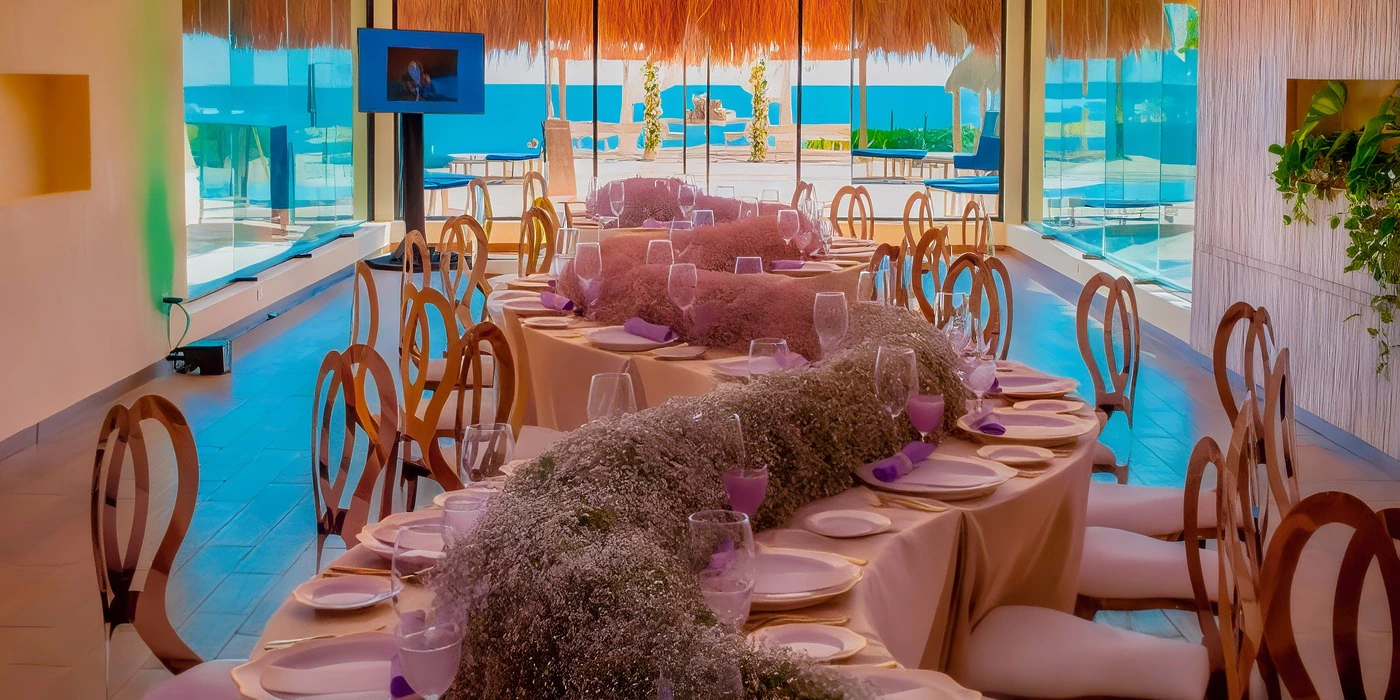 Vista Del Mar - Indoor wedding venue at Dreams Sapphire Resort & Spa