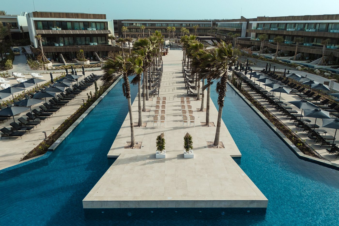 Infinity wedding venue at Secrets Baby Beach Aruba