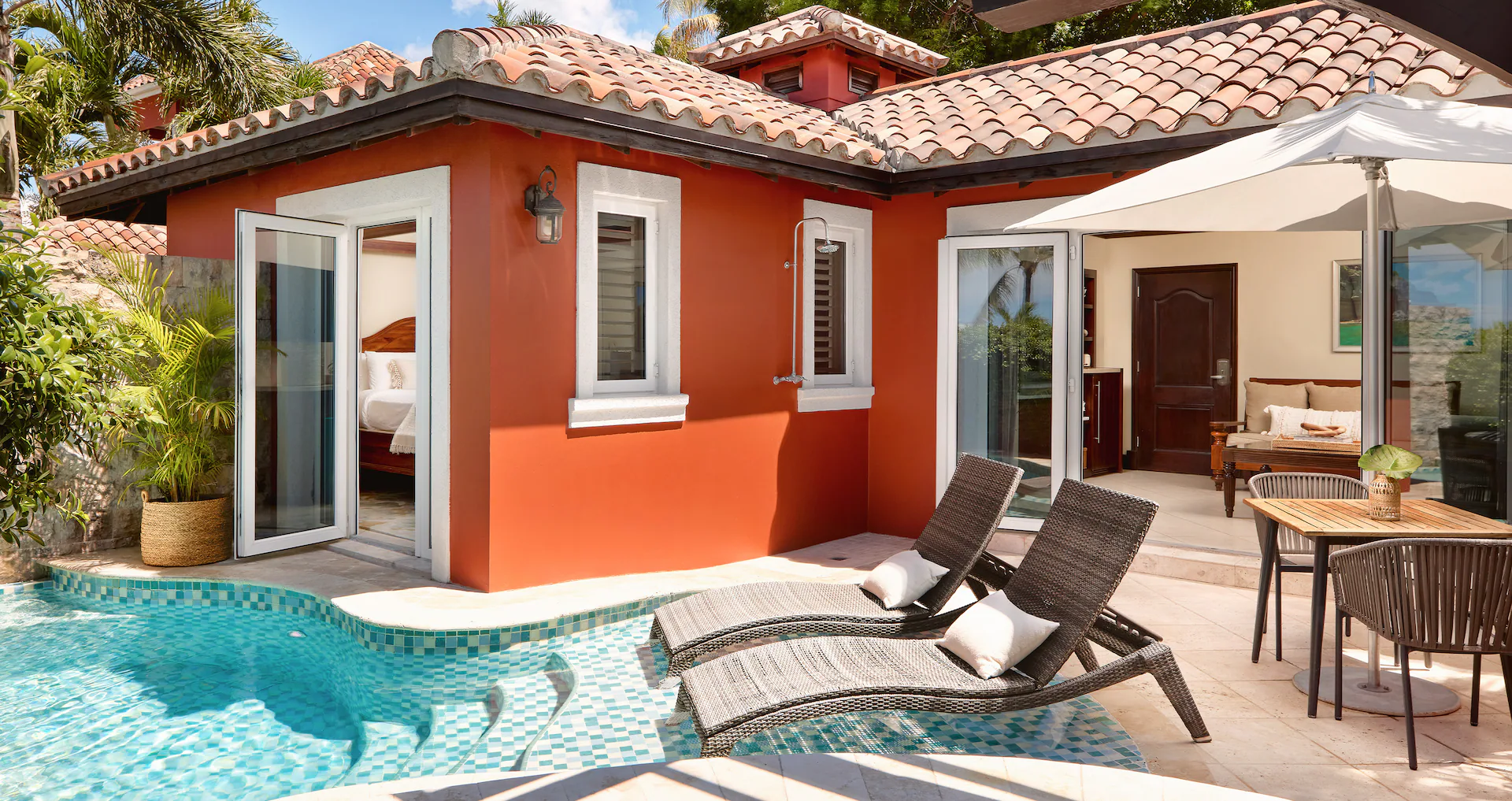 Mediterranean One Bedroom Butler Villa with Private Pool Sanctuary