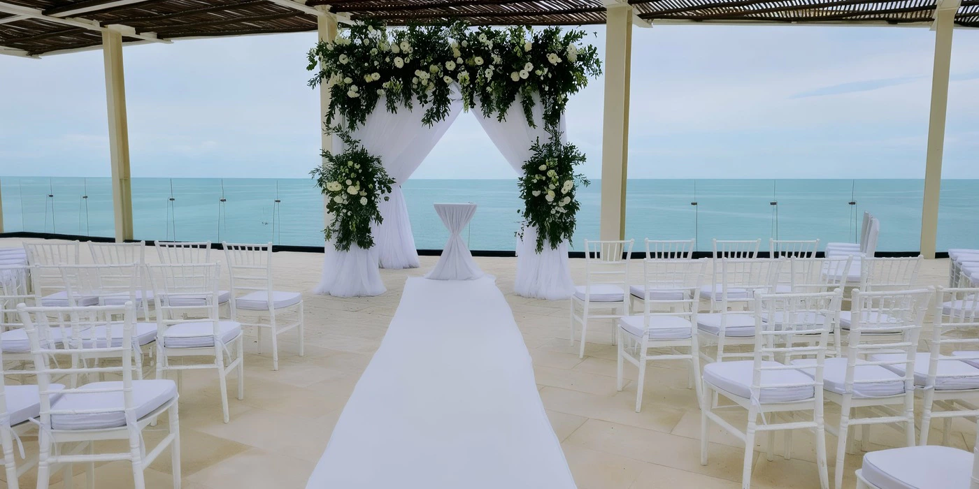 Sky Rooftop wedding venue at Dreams Sapphire Resort & Spa