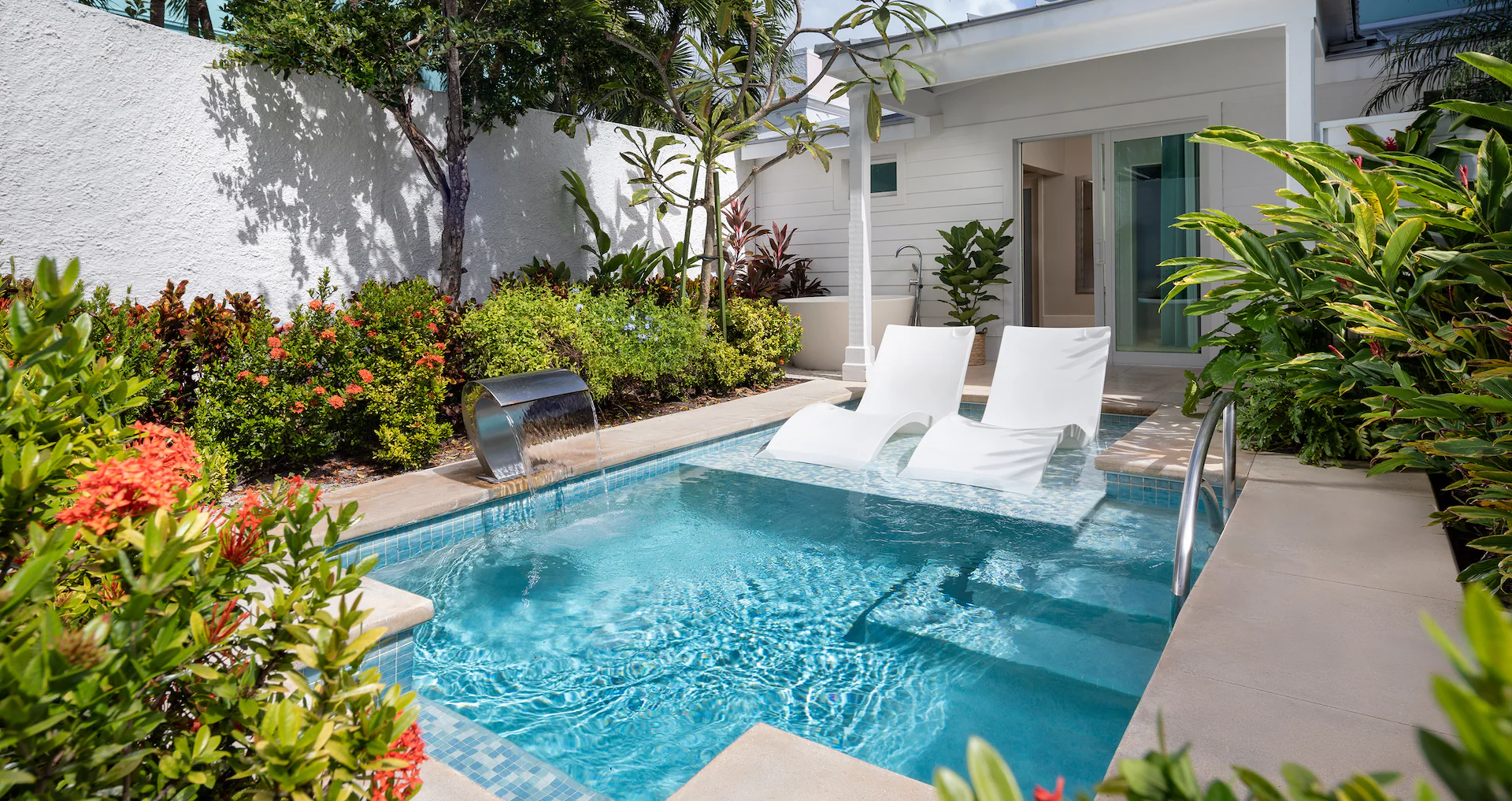 Island Village Walkout Butler Hideaway Villa Suite w/ Private Pool