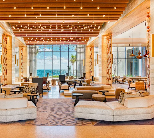 Hilton Cancun, an All-Inclusive Resort - Lobby Sea View