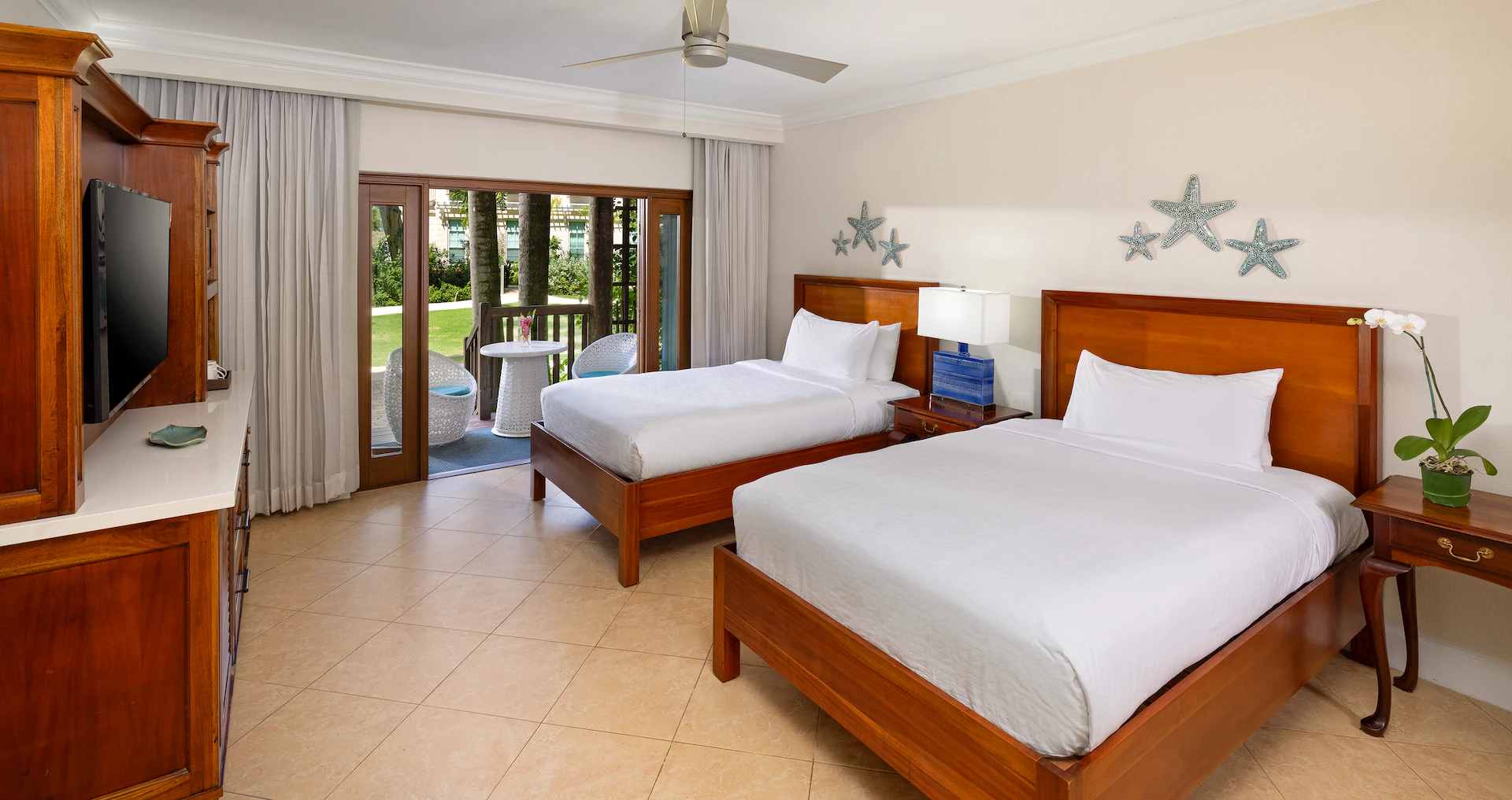 Tropical Oceanview Walkout Concierge Double