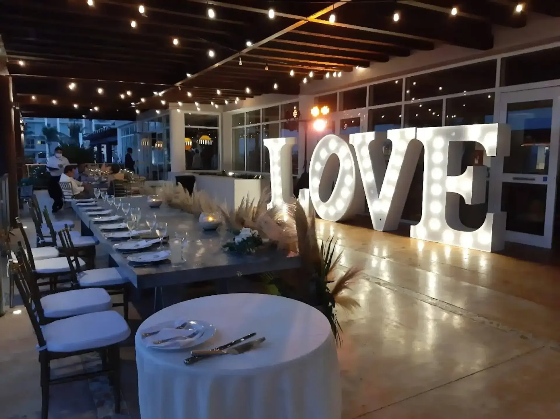 Carnival Terrace wedding venue at Dreams Jade Resort & Spa