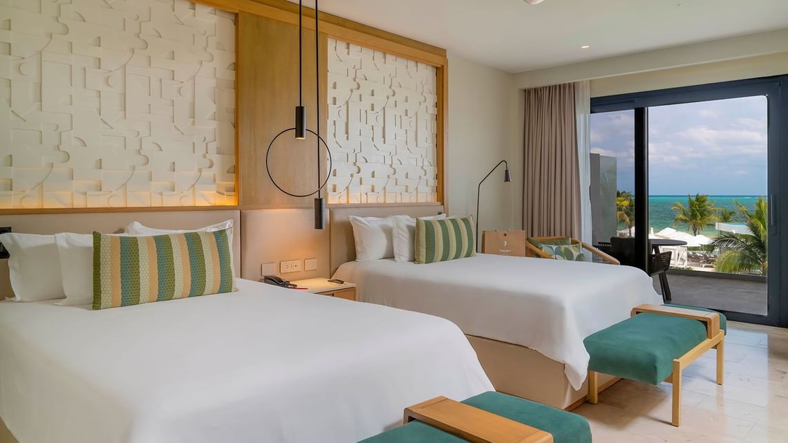 Serenity Club Junior Suite Partial Ocean View 2 Queens