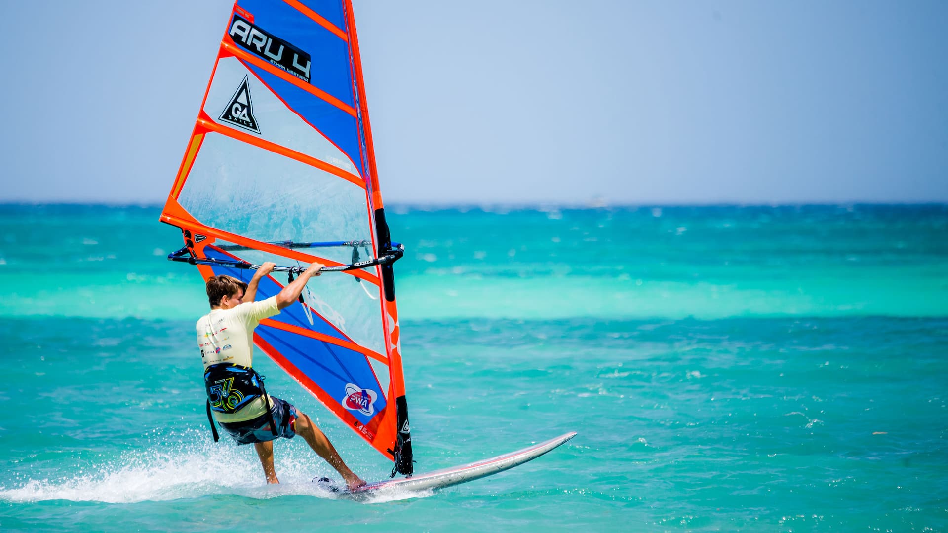 Hyatt-Regency-Aruba-Resort-Spa-and-Casino-P404-Windsurfing-on-Palm-Beach.16x9