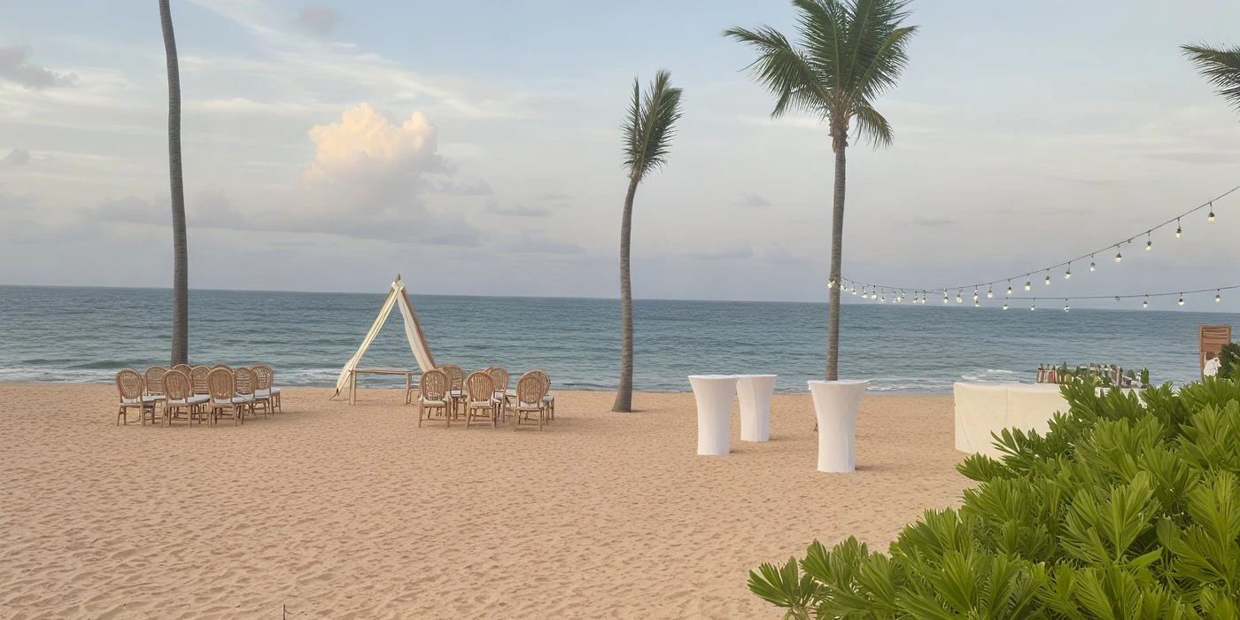 Oceana Beach wedding venue at Secrets Tides Punta Cana