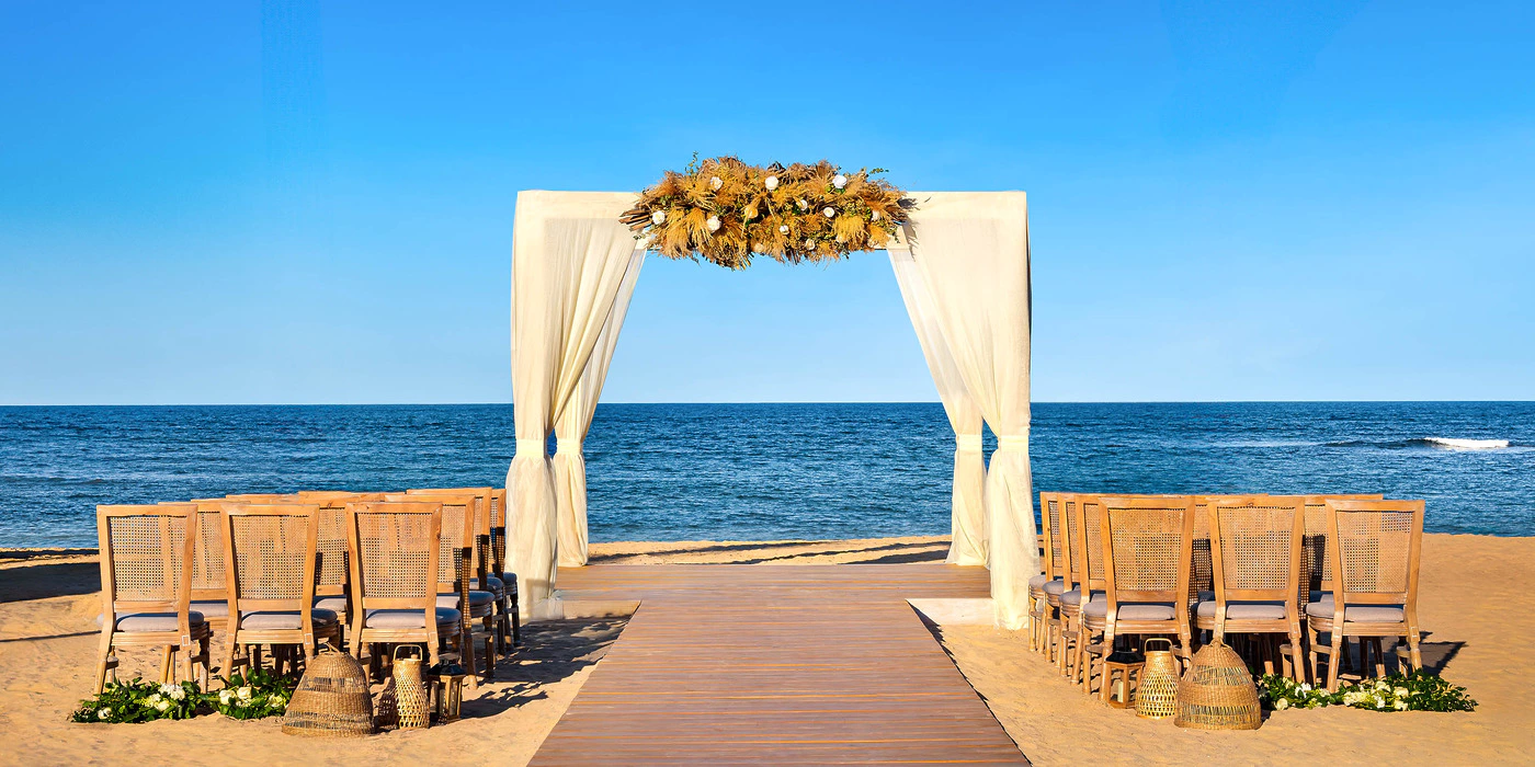 Oceanfront Gazebo wedding venue at Secrets Tides Punta Cana