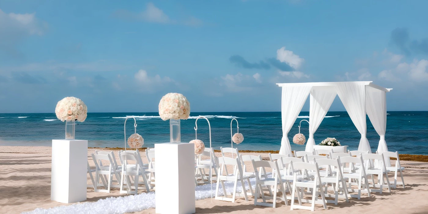 Main Beach  wedding venue at Secrets Tides Punta Cana