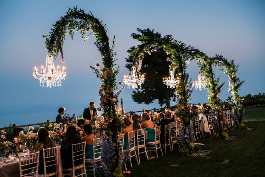 Evelyn and Mario’s wedding at Villa La Rondinaia in Ravello, Italy.