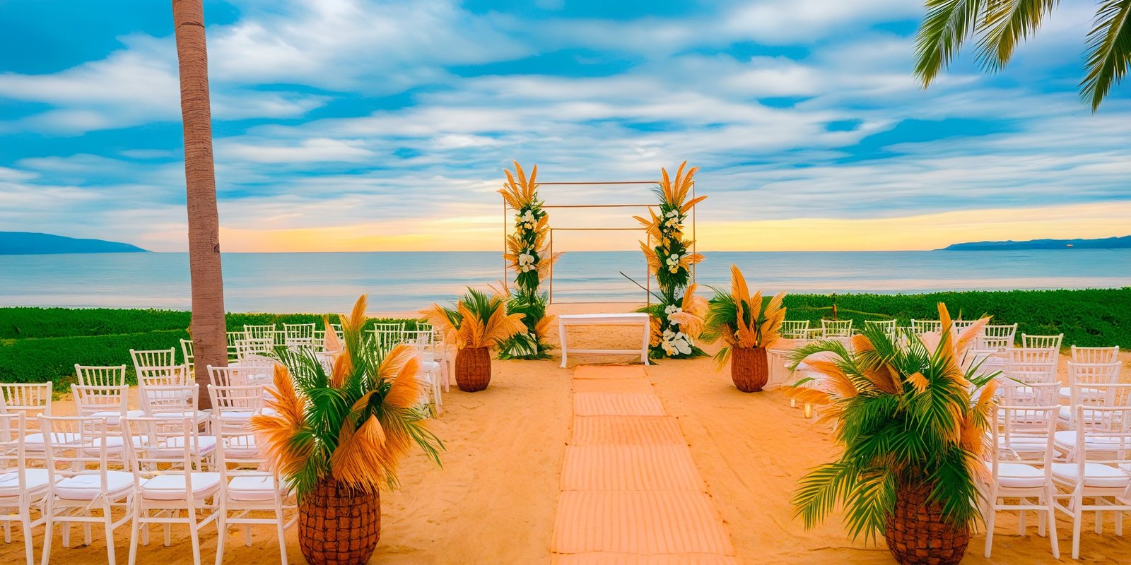 Beach wedding venue at Marival Distinct All-Suites & World Spa