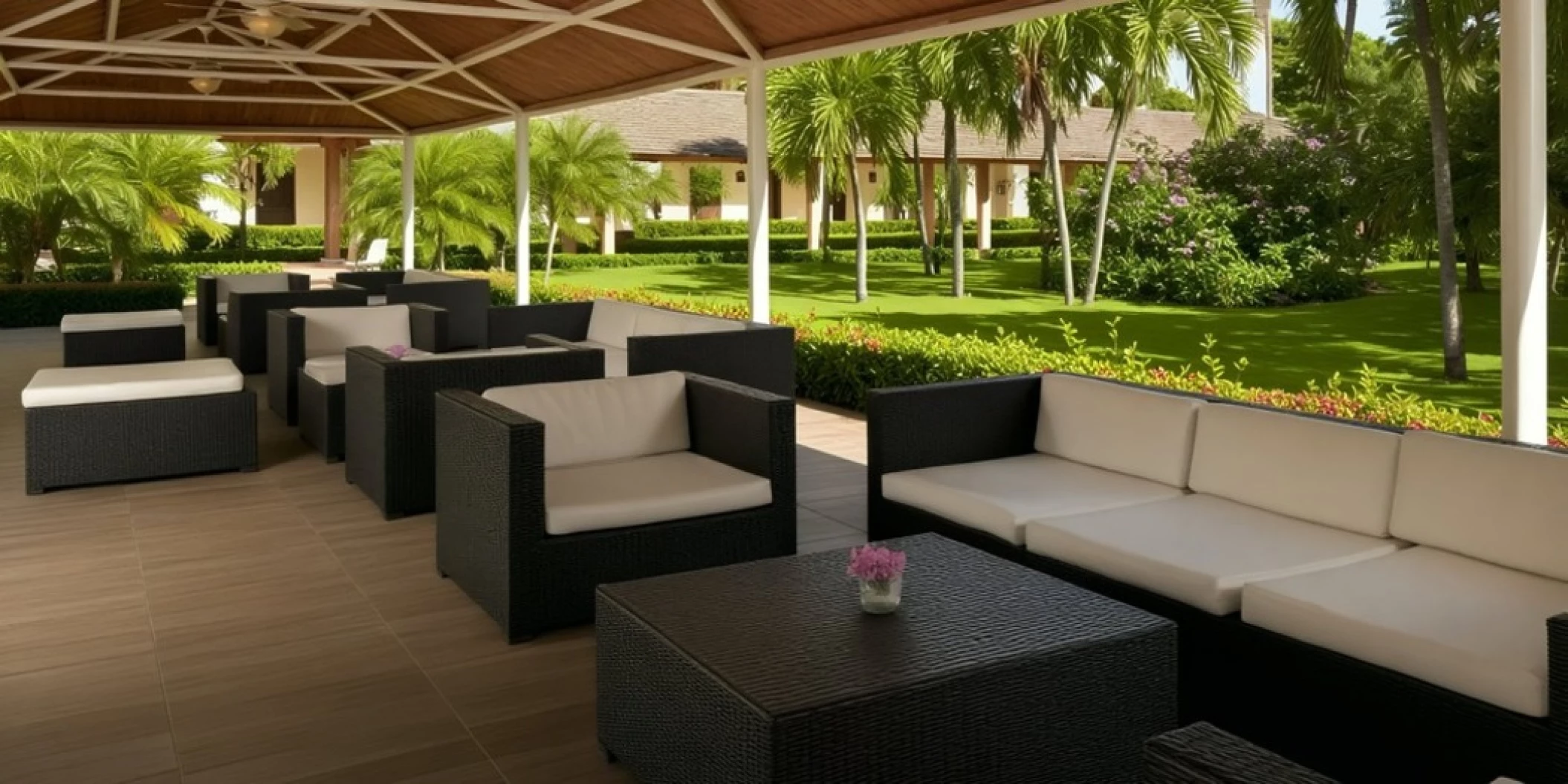 Terraza Techada Punta Cana Patio