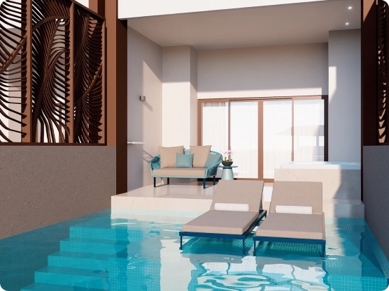 Grand Swim Up Suite