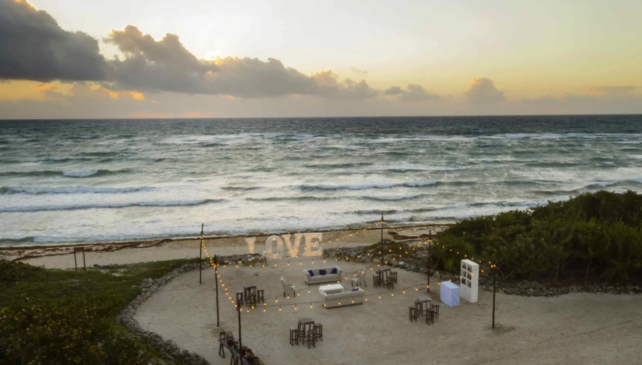 Akumal Beach wedding venue at Bahia Principe Escape Sian Ka'an
