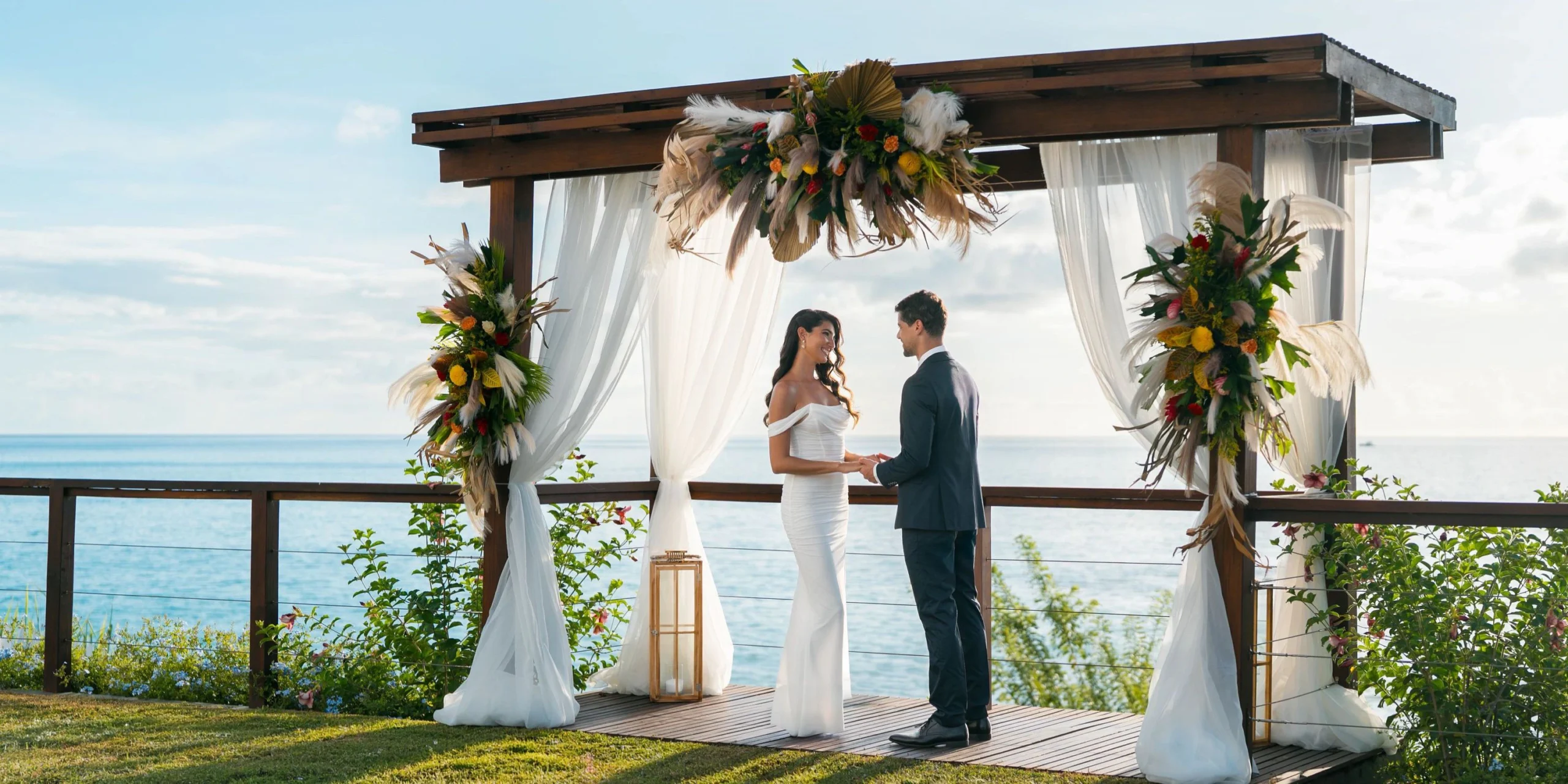 Ocean View Gazebo wedding venue at Secrets St. Lucia