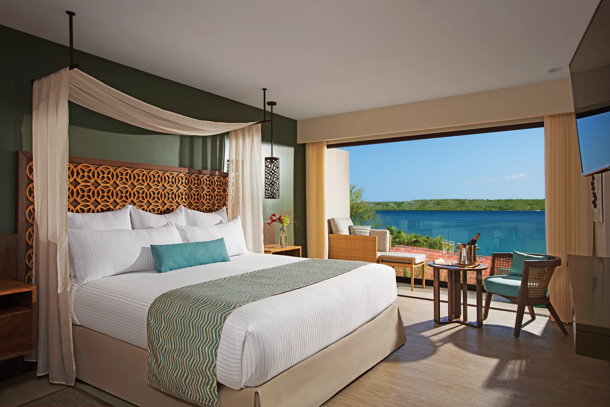Deluxe Ocean View King Balcony at Secrets Papagayo Costa Rica