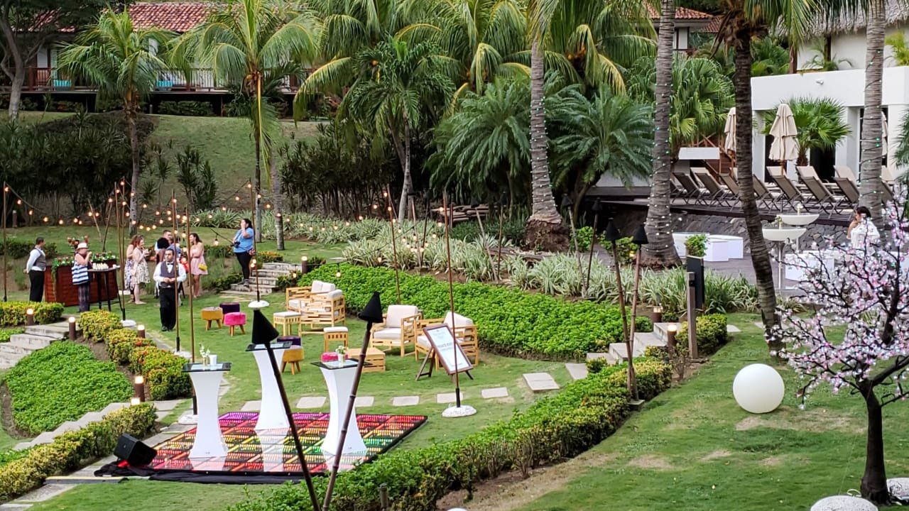 Spa Garden wedding venue at Secrets Papagayo Costa Rica