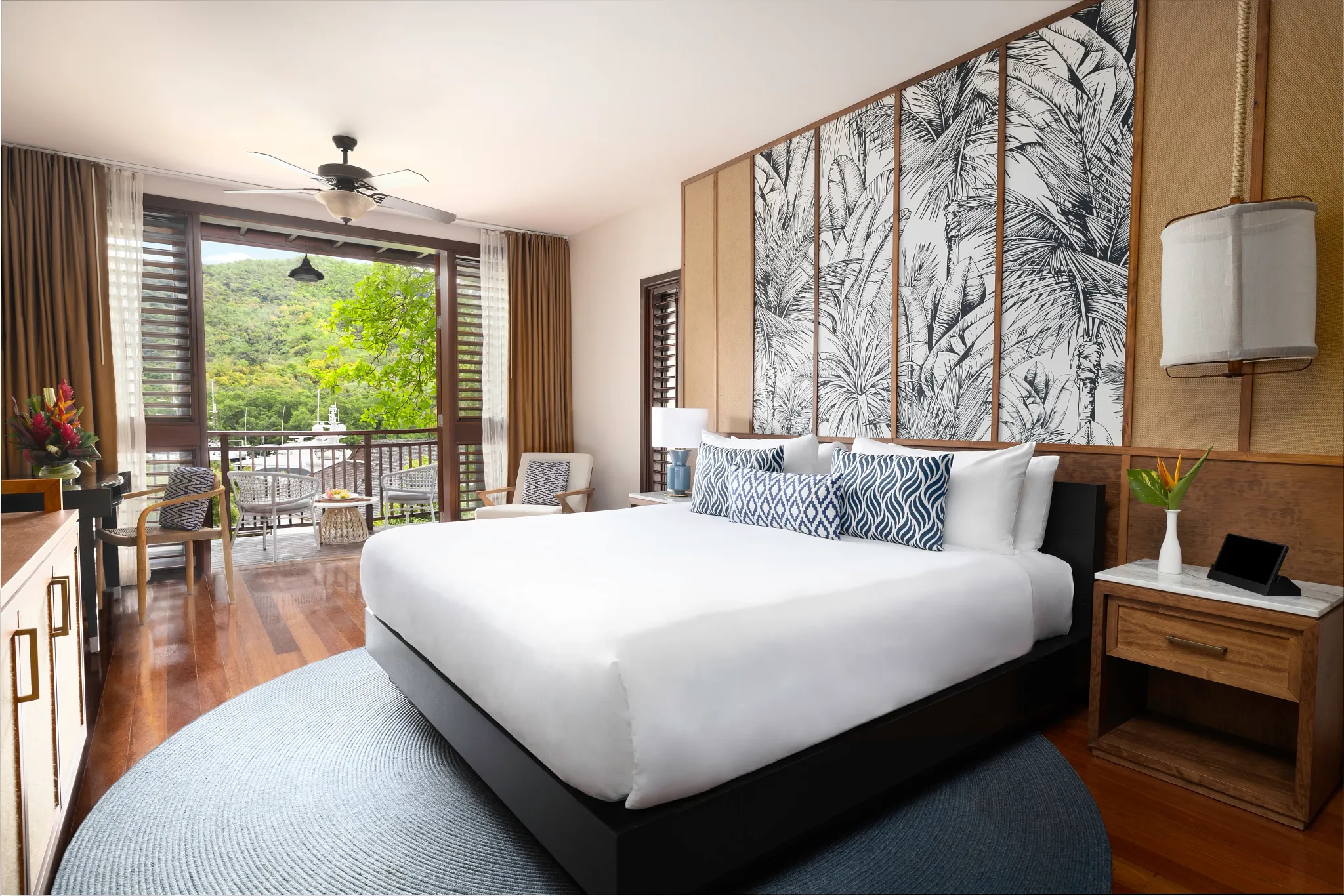 Junior Suite Garden View at Zoetry Marigot Bay St. Lucia