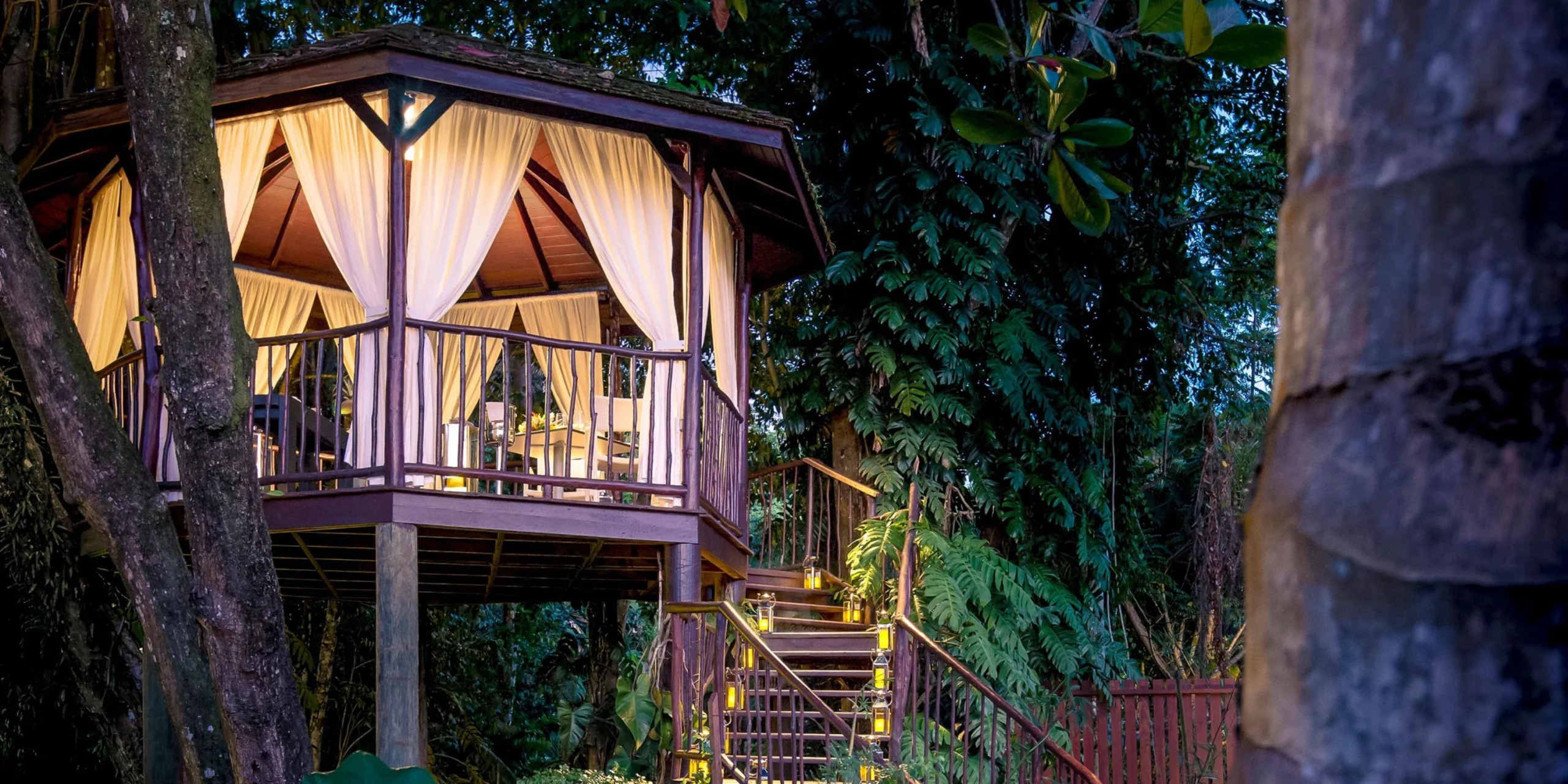 Tree House wedding venue at Zoetry Marigot Bay St. Lucia