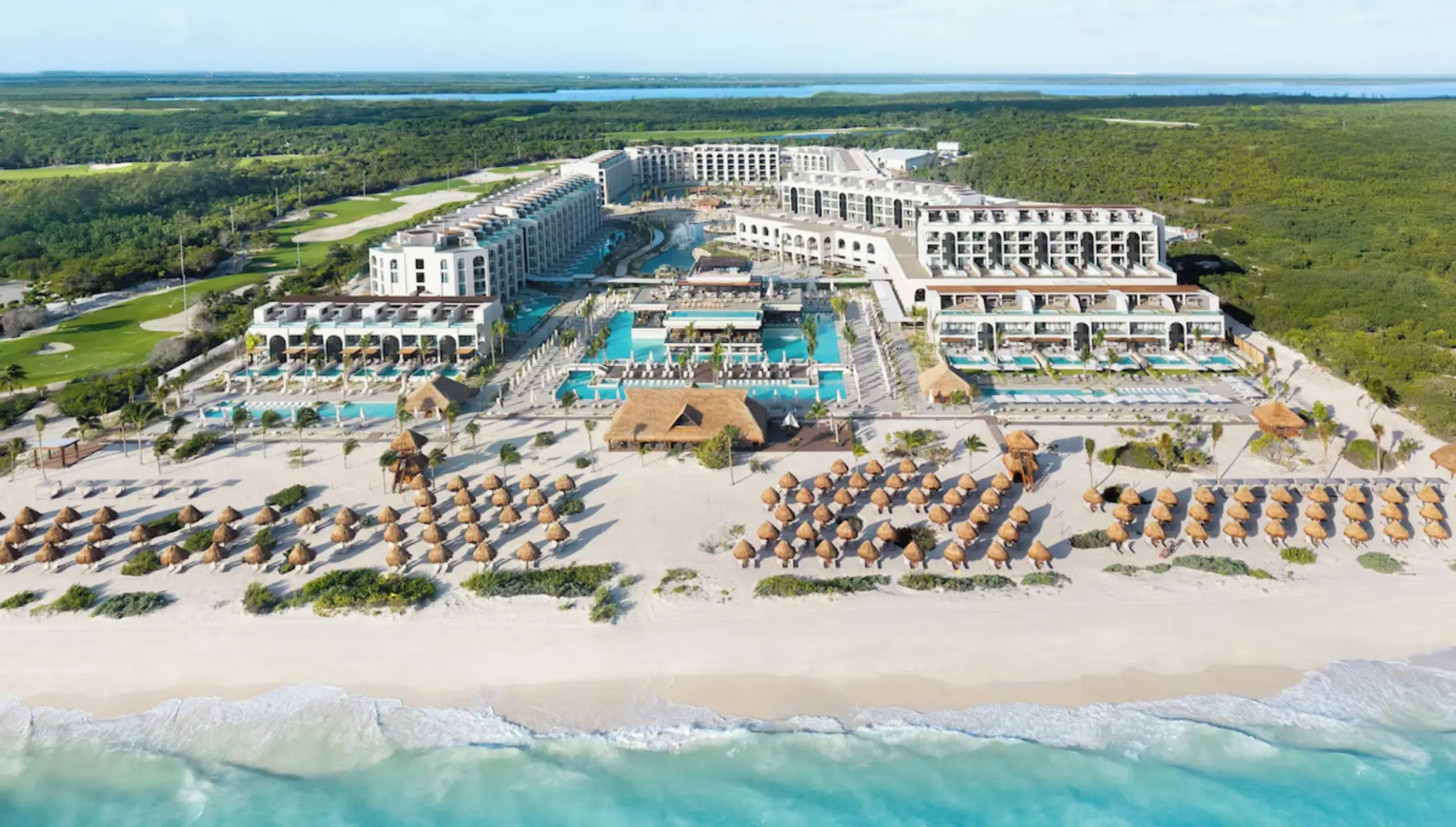 Beach wedding venue at Excellence Coral Playa Mujeres
