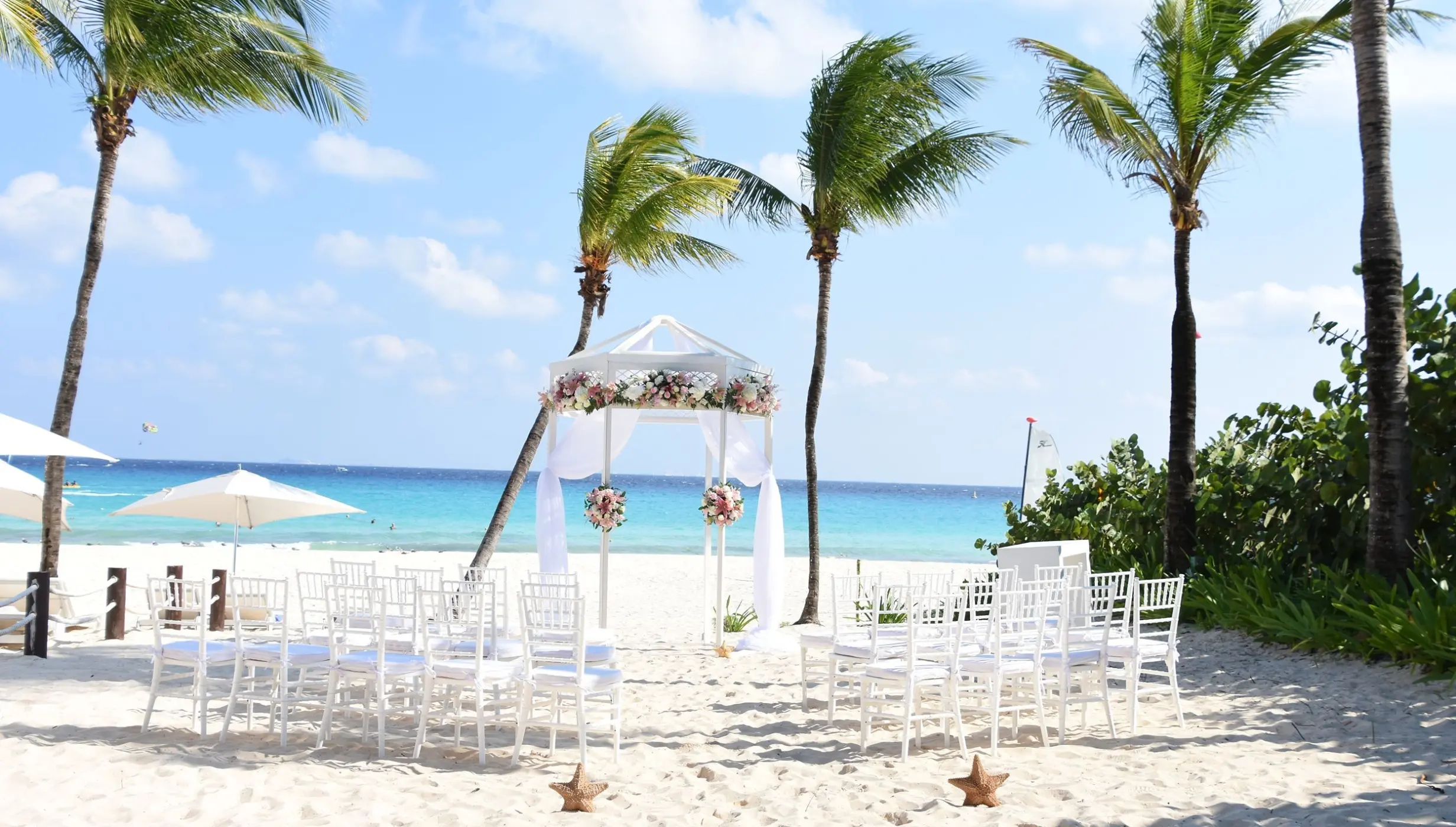 Beach wedding venue at Iberostar Waves Quetzal 