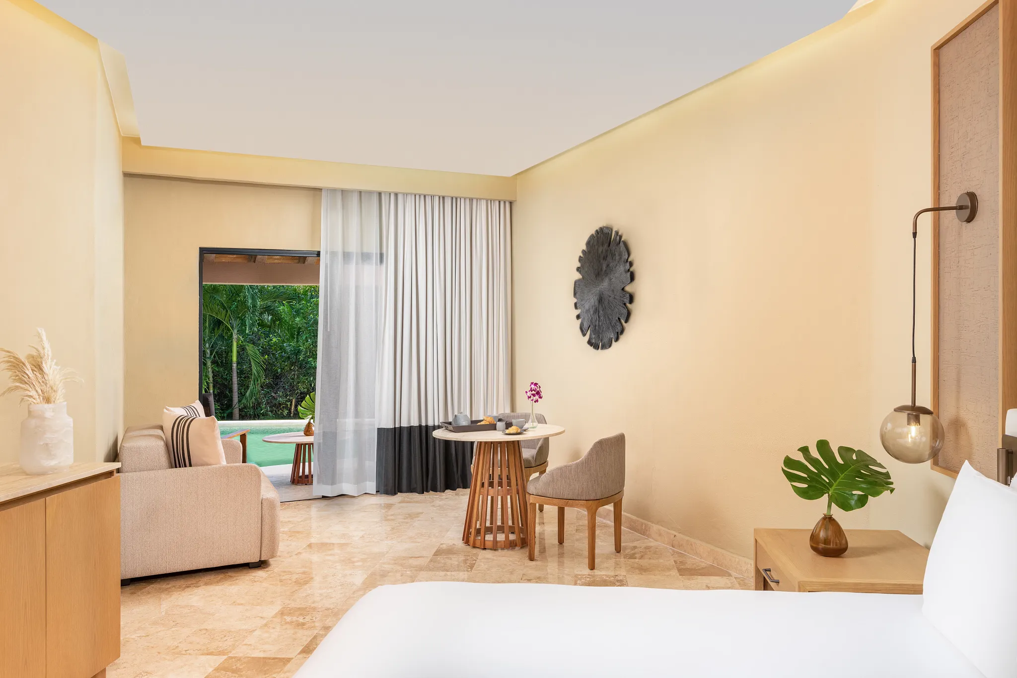 Club Level Junior Suite Tropical View Swim-Out King at Hyatt Zilara Riviera Maya