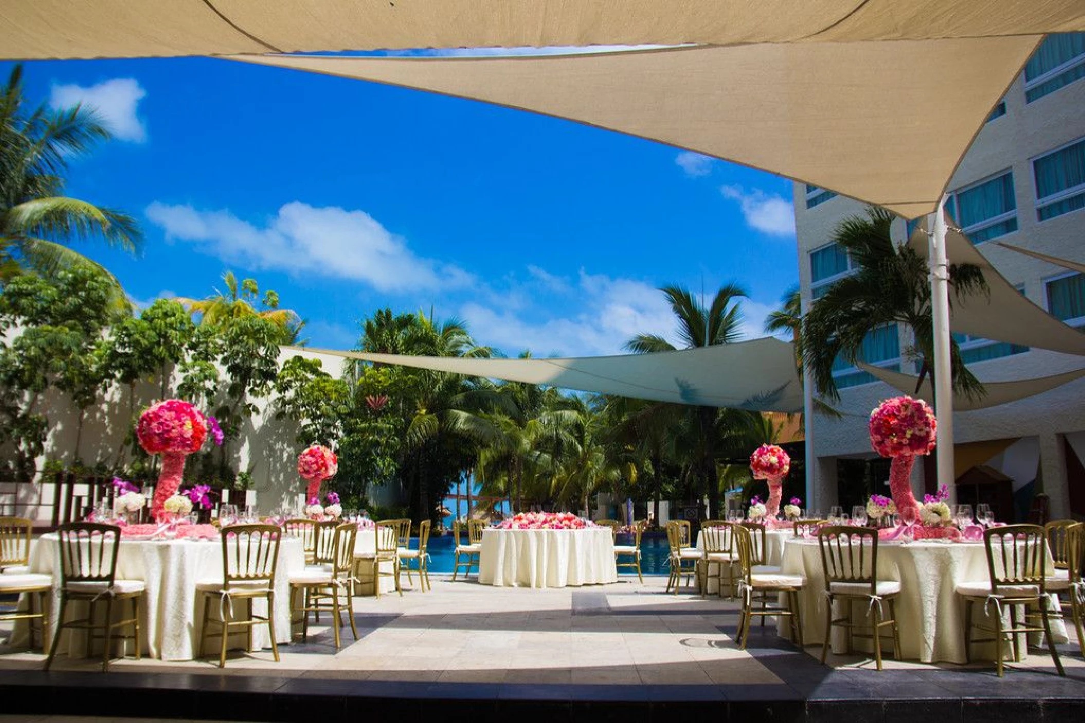 El Patio Terrace wedding venue at Dreams Sands Cancun Resort & Spa