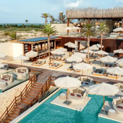 Ennea Beach Club wedding venue at Hyatt Vivid Cancun