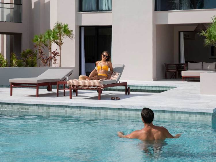 Excellence Club Honeymoon Suite with Private Pool at Excellence Coral Playa Mujeres
