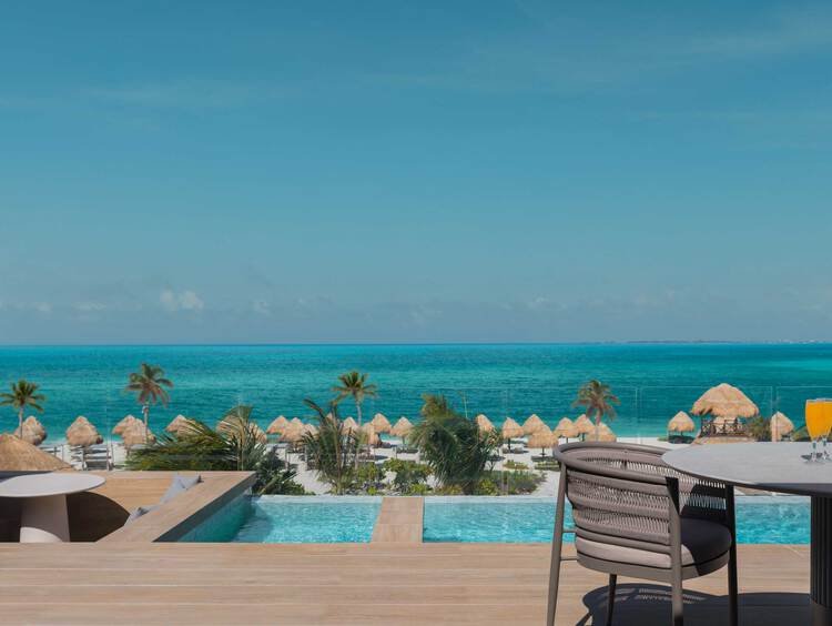 Imperial Suite Two-Story Rooftop Terrace Suite with Private Pool at Excellence Coral Playa Mujeres