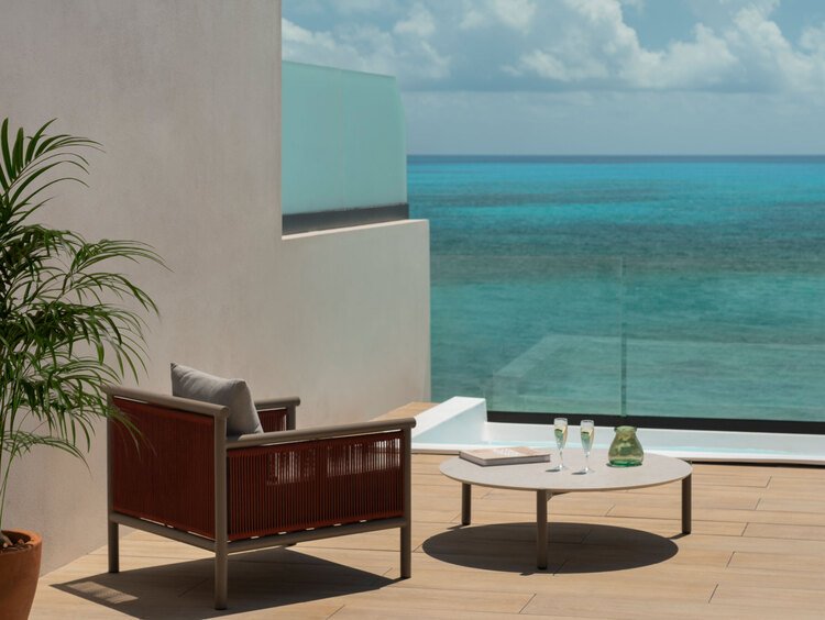 Excellence Club Two-Story Rooftop Terrace Suite with Private Pool Ocean View at Excellence Coral Playa Mujeres