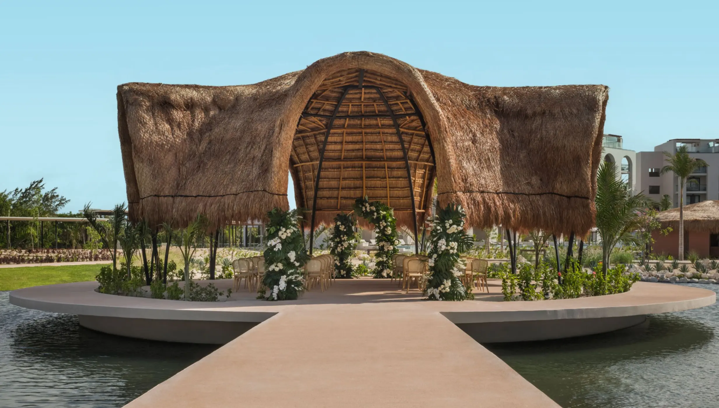 Oasis Gazebo wedding venue at Excellence Coral Playa Mujeres