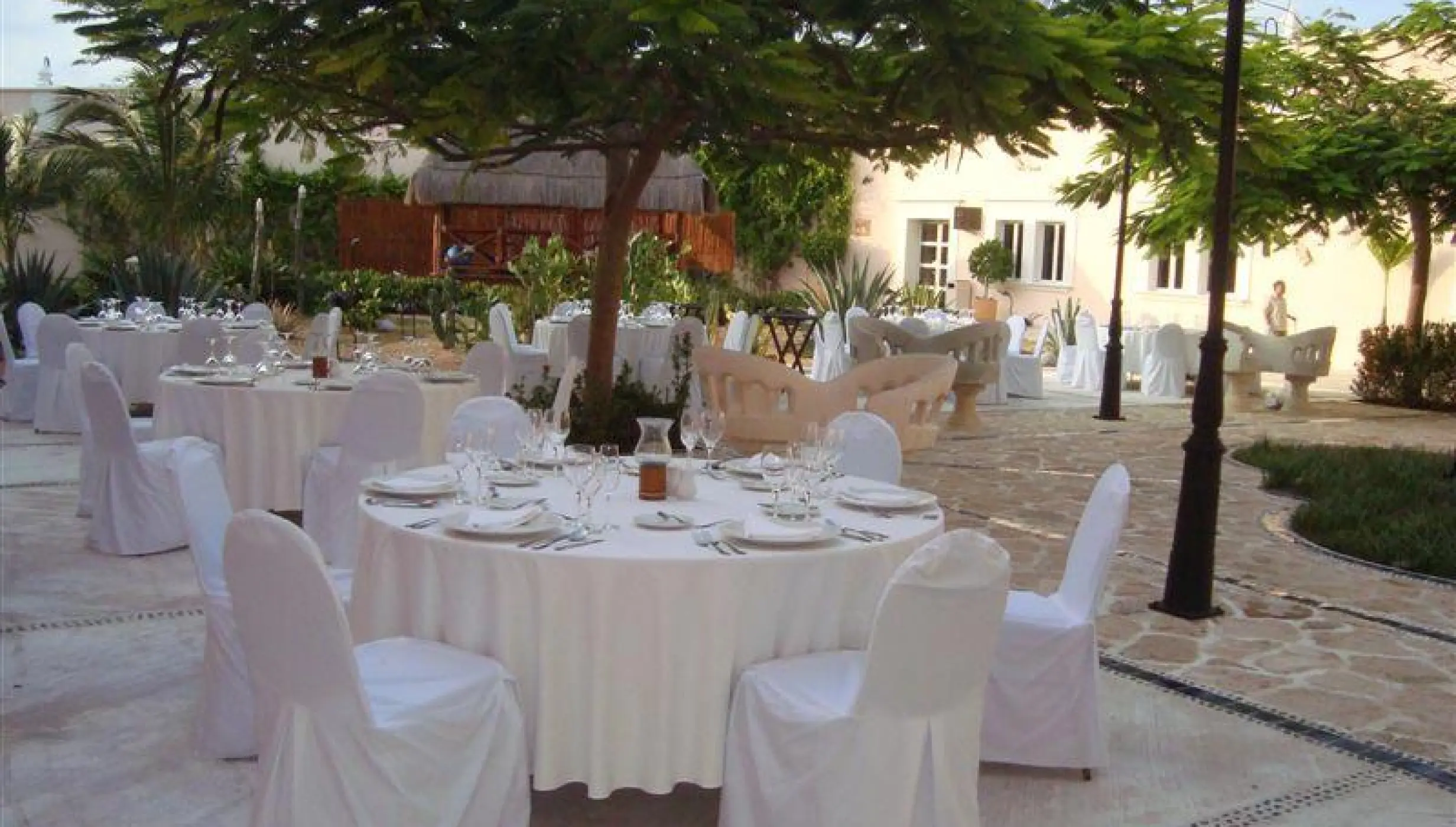 Garibaldi Square wedding venue at Excellence Riviera Cancun
