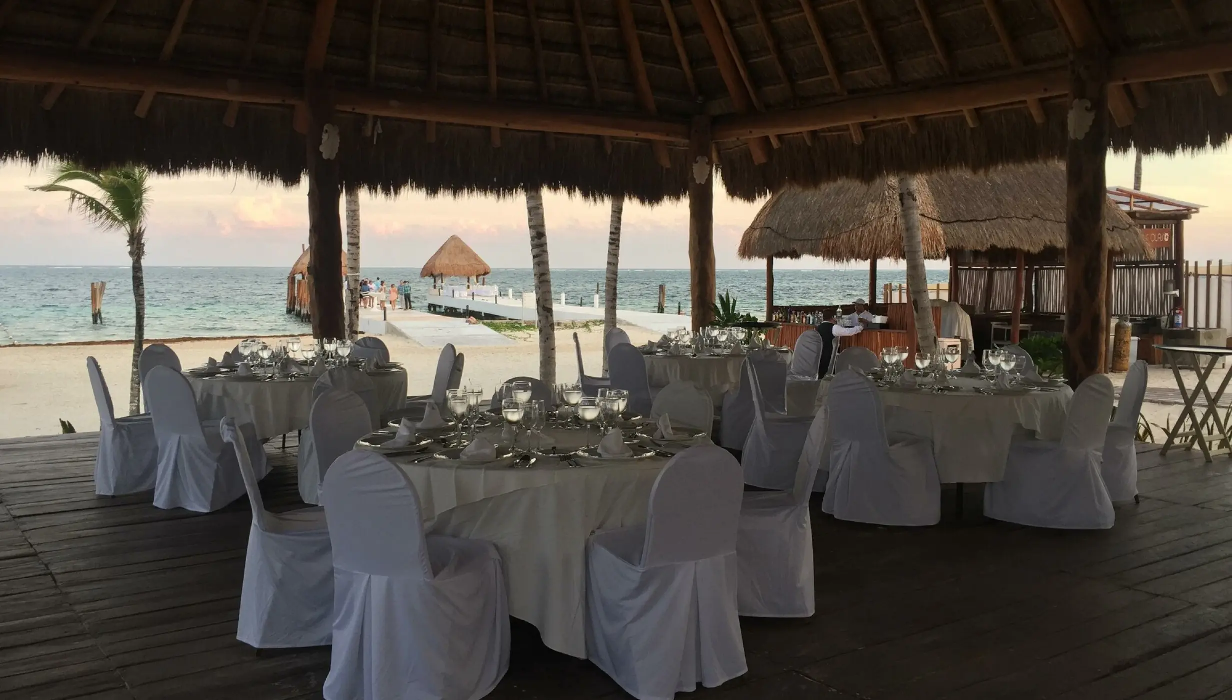 Las Olas wedding venue at Excellence Riviera Cancun