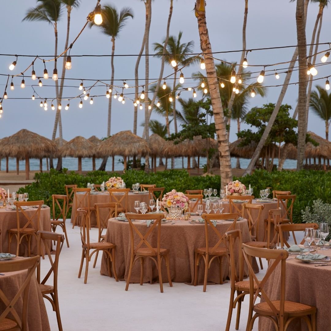 Terrace wedding venue at Finest Punta Cana