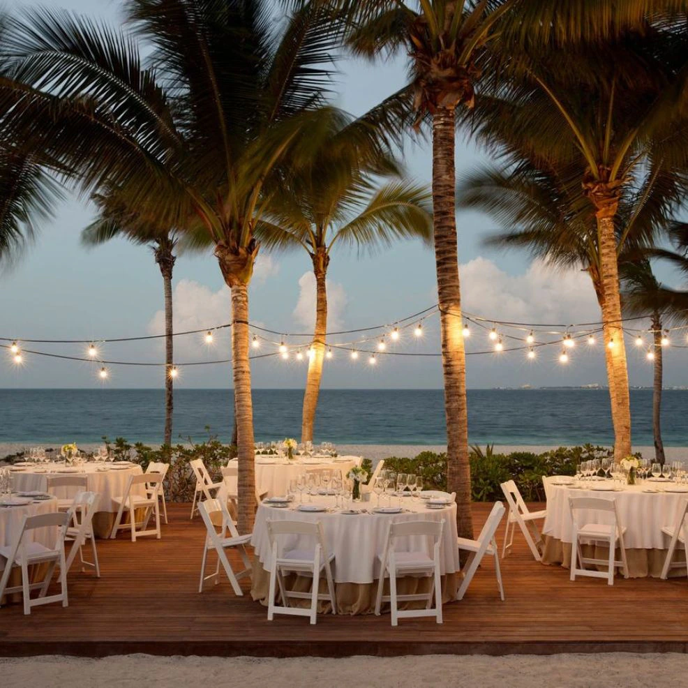 Las Dunas Beach House wedding venue at Finest Playa Mujeres