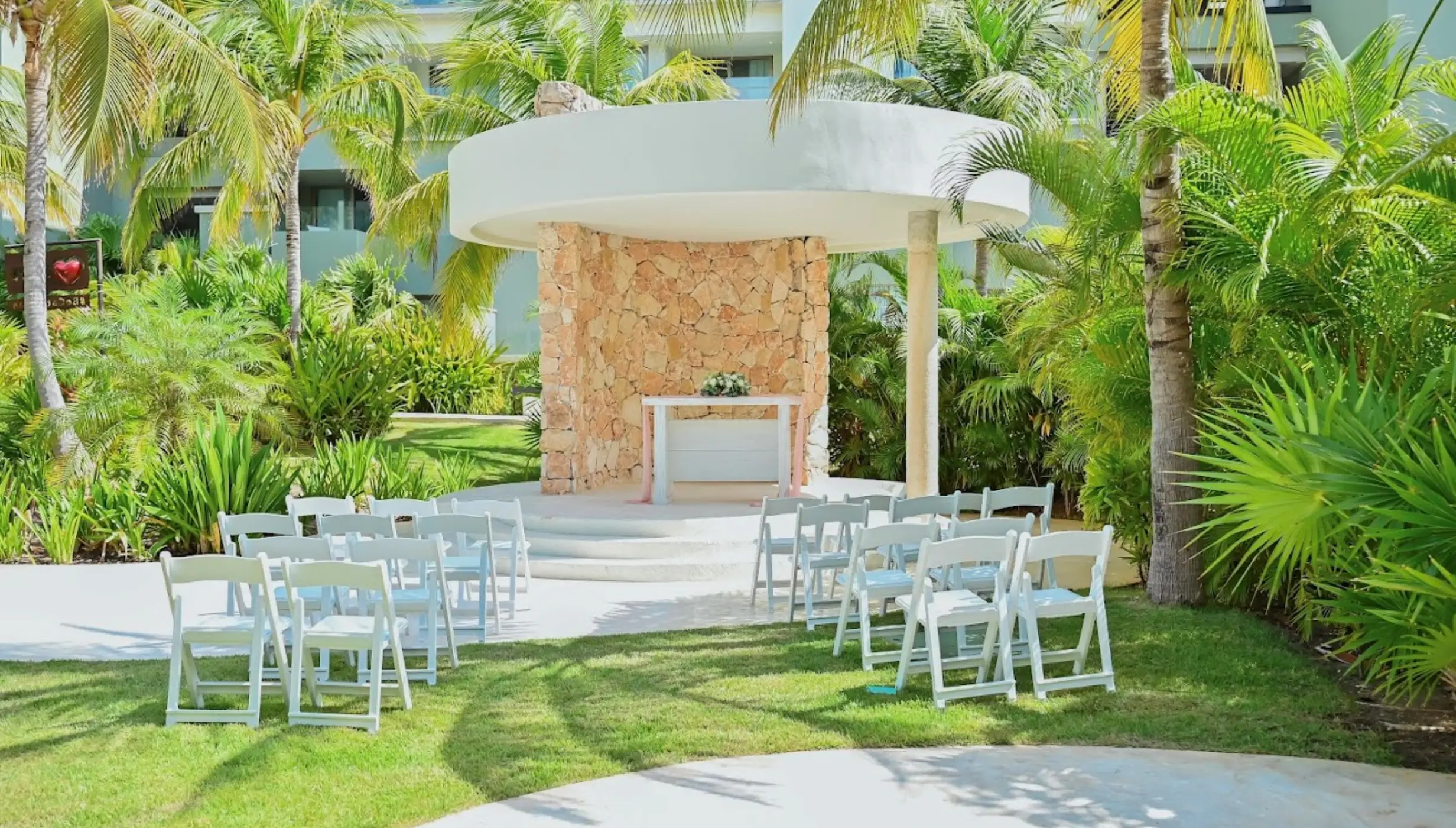 Garden Gazebo wedding venue at Catalonia Grand Costa Mujeres All Suites & Spa