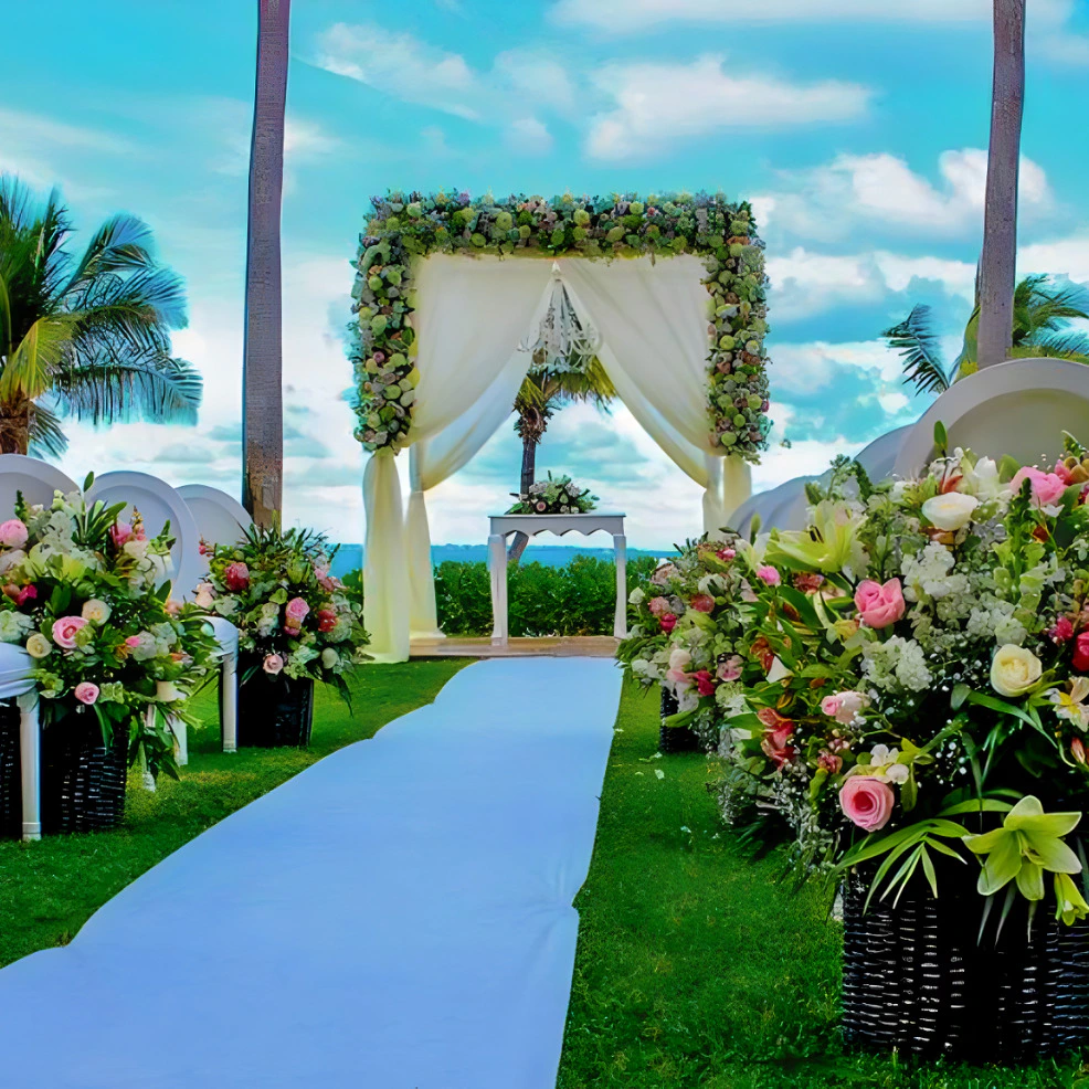 Garden wedding venue at Grand Park Royal Cancún