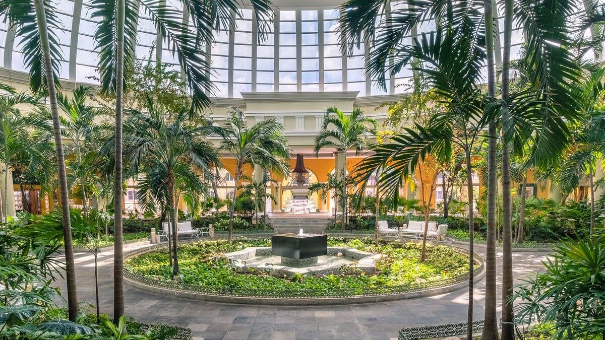 Grand Indoor Garden wedding venue at JOIA Paraiso by Iberostar
