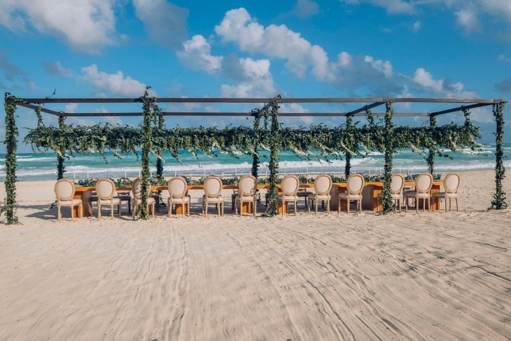 Beach wedding venue at JOIA Paraiso by Iberostar
