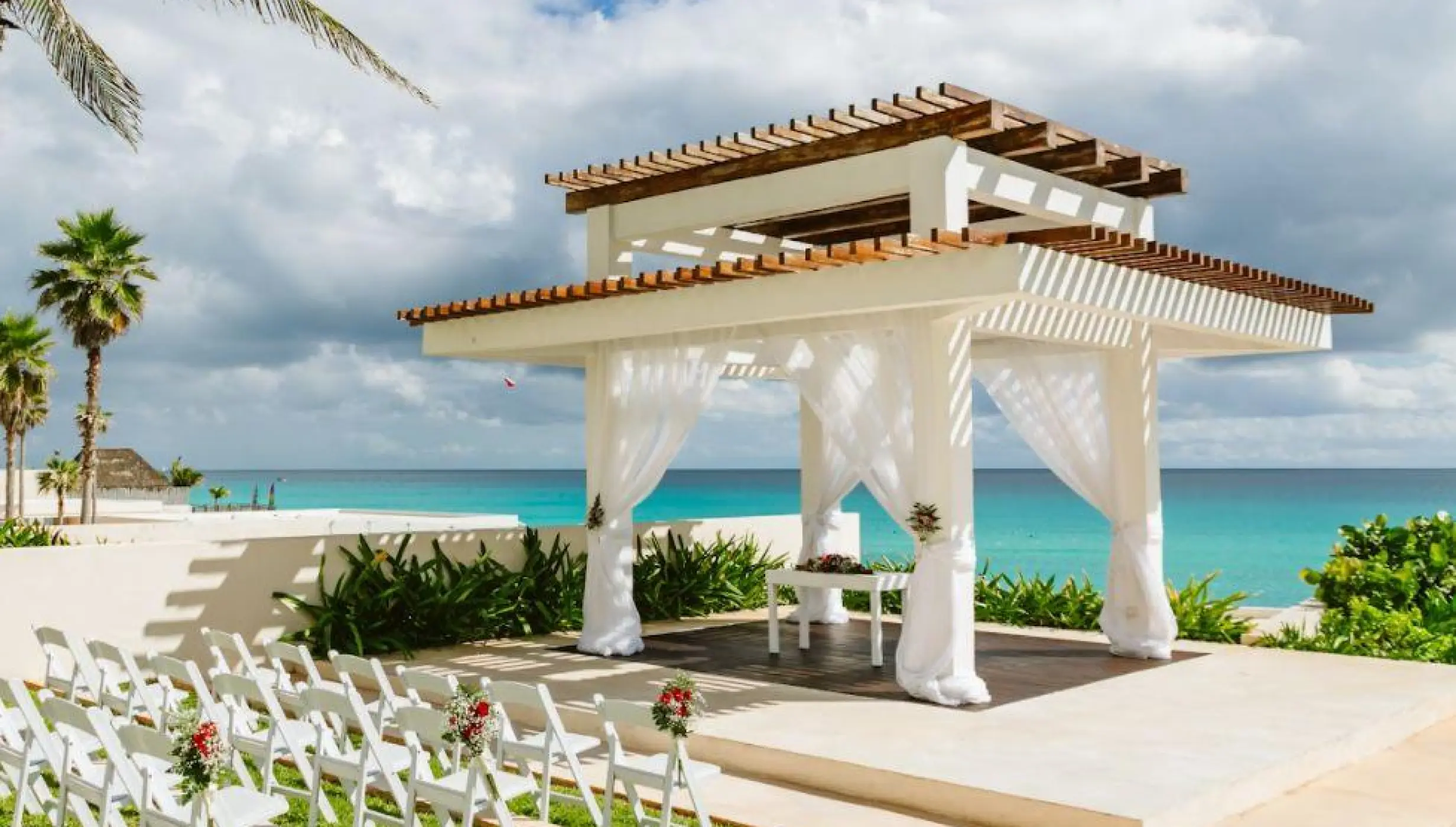 Coral Gazebo wedding venue at Iberostar Selection Coral Cancun 
