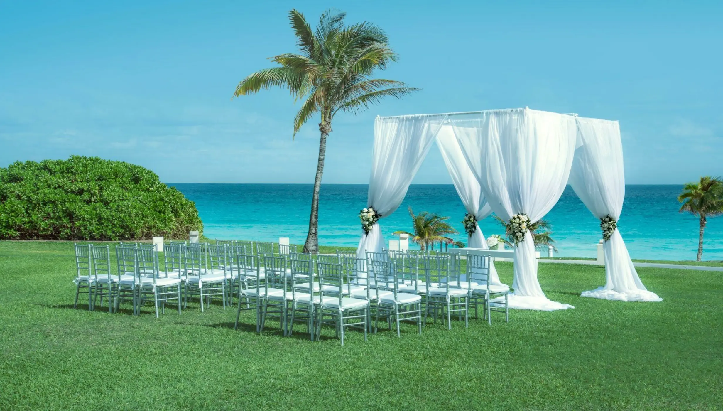 Miramar Garden wedding venue at Iberostar Selection Coral Cancun 