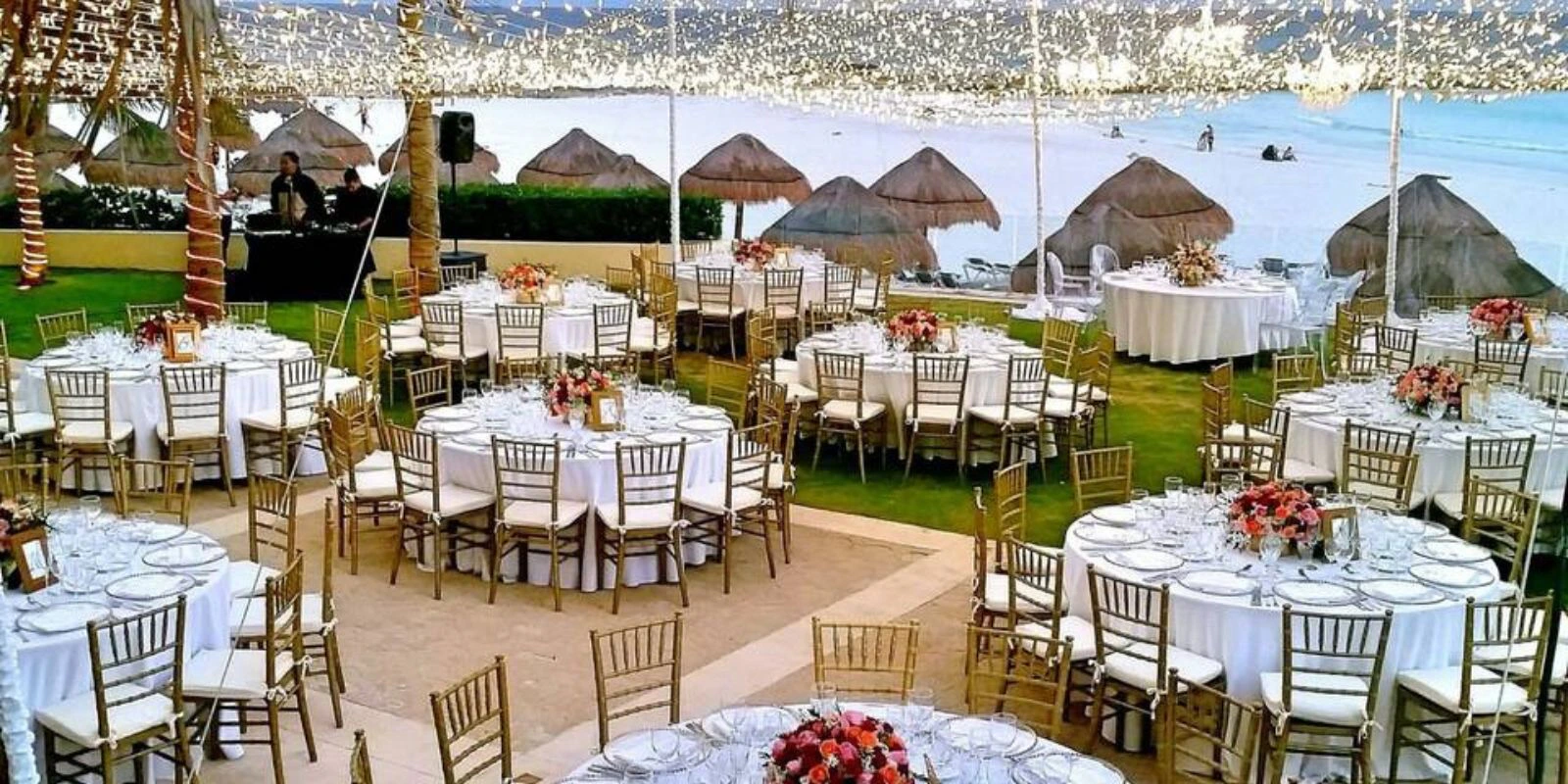 Garden Lounge & Terrace wedding venue at Krystal Grand Cancun