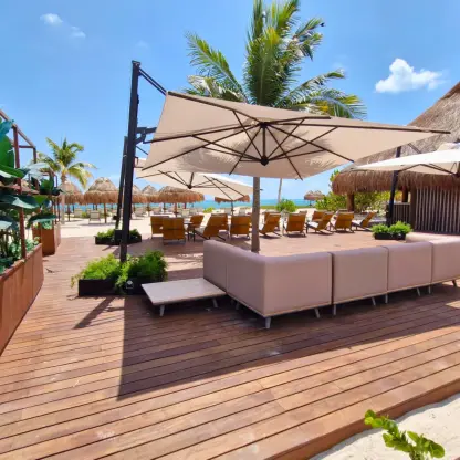 Las Olas Terrace wedding venue at Excellence Coral Playa Mujeres