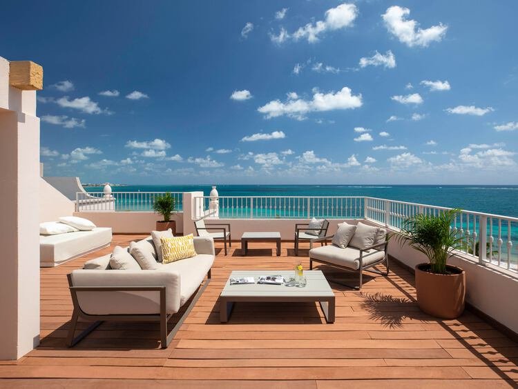Excellence Club Honeymoon Suite Ocean Front with Rooftop Terrace at Excellence Riviera Cancun