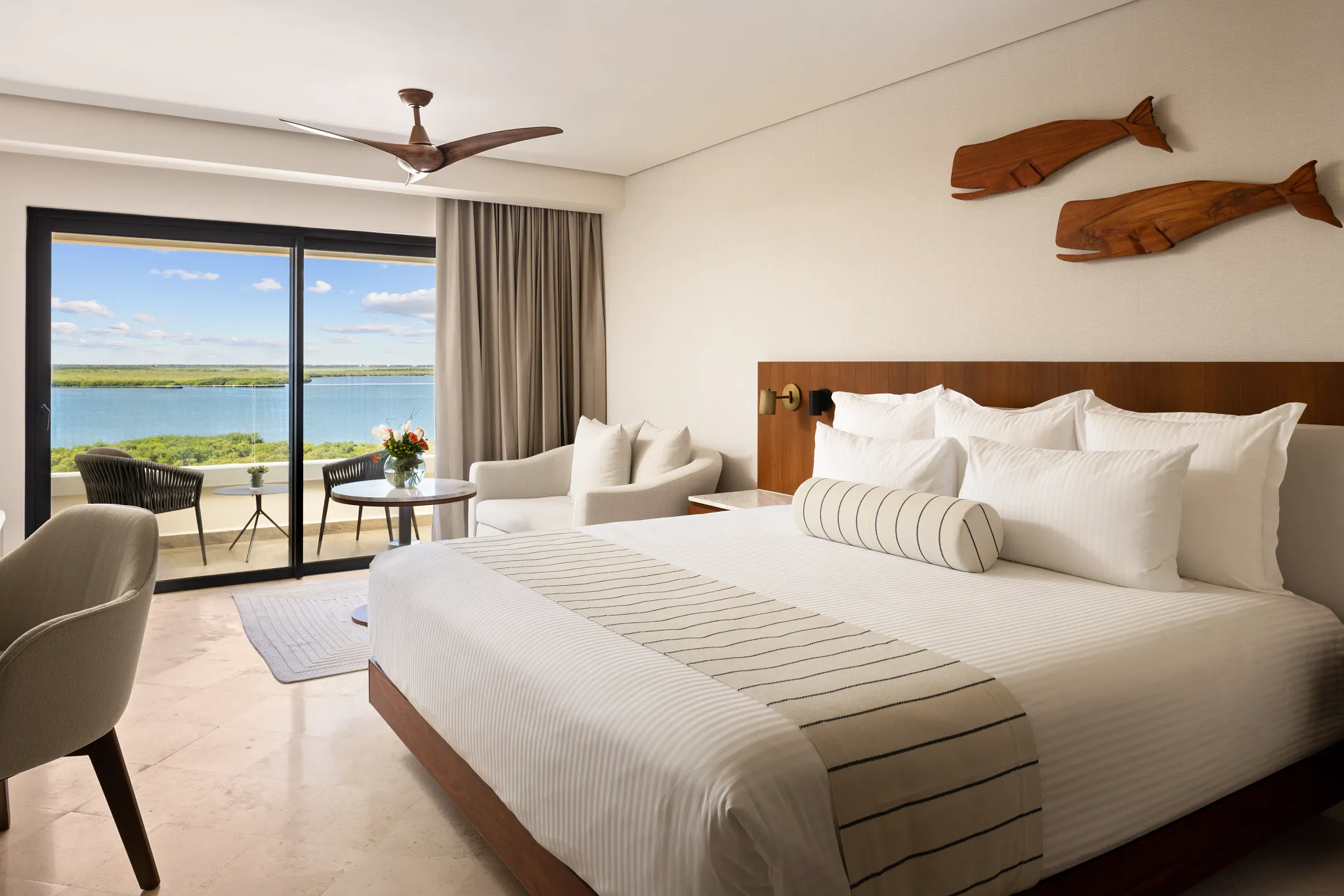 Deluxe Lagoon View Balcony at Secrets Mirabel Cancun Resort & Spa